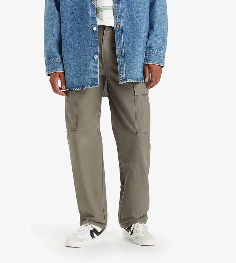 Брюки карго прямые XX Cargo Straight Levi'S, оливковый