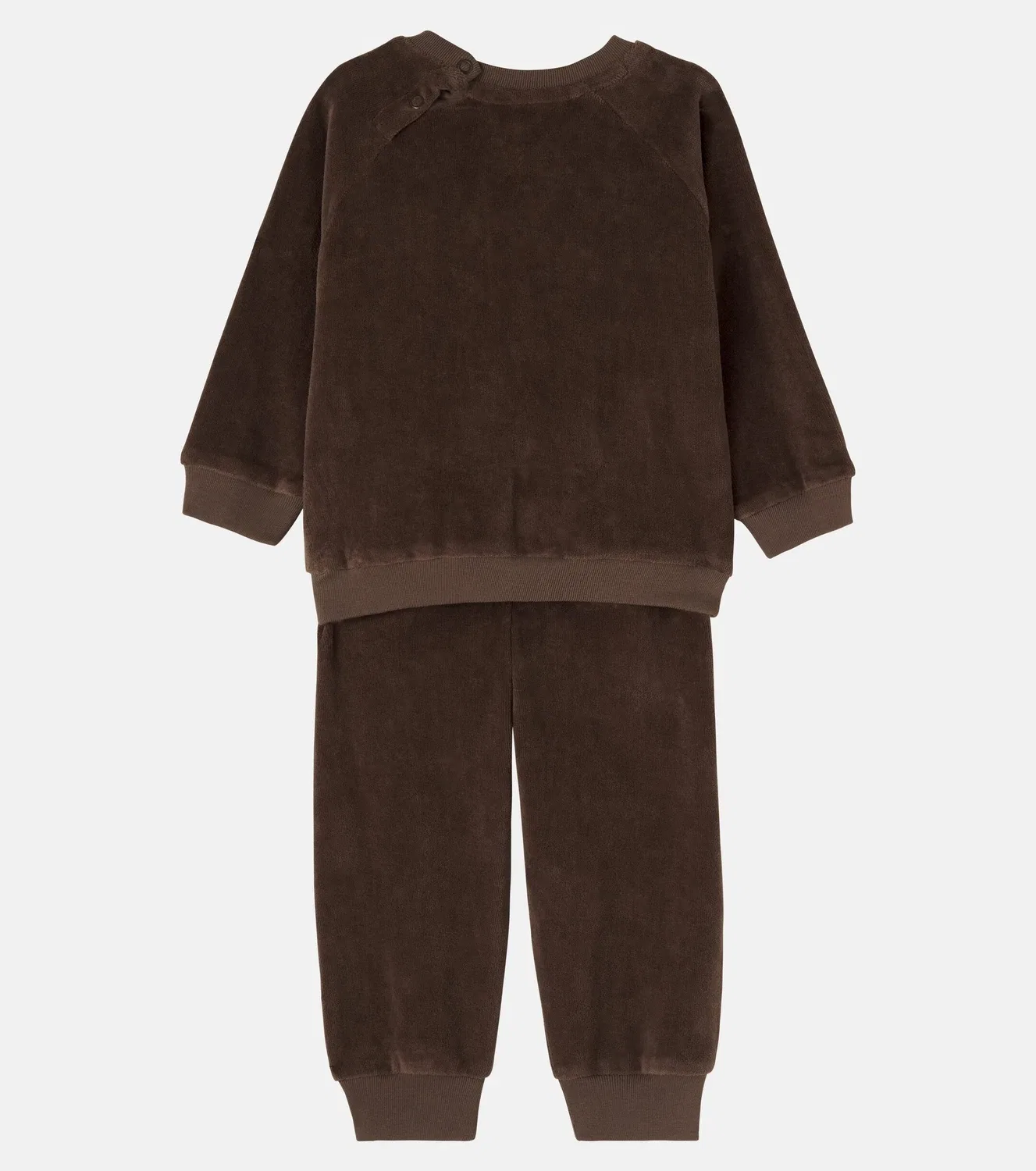 Комплект из толстовки и спортивных штанов Baby Derry Simeon Molo, коричневый — фото 3
