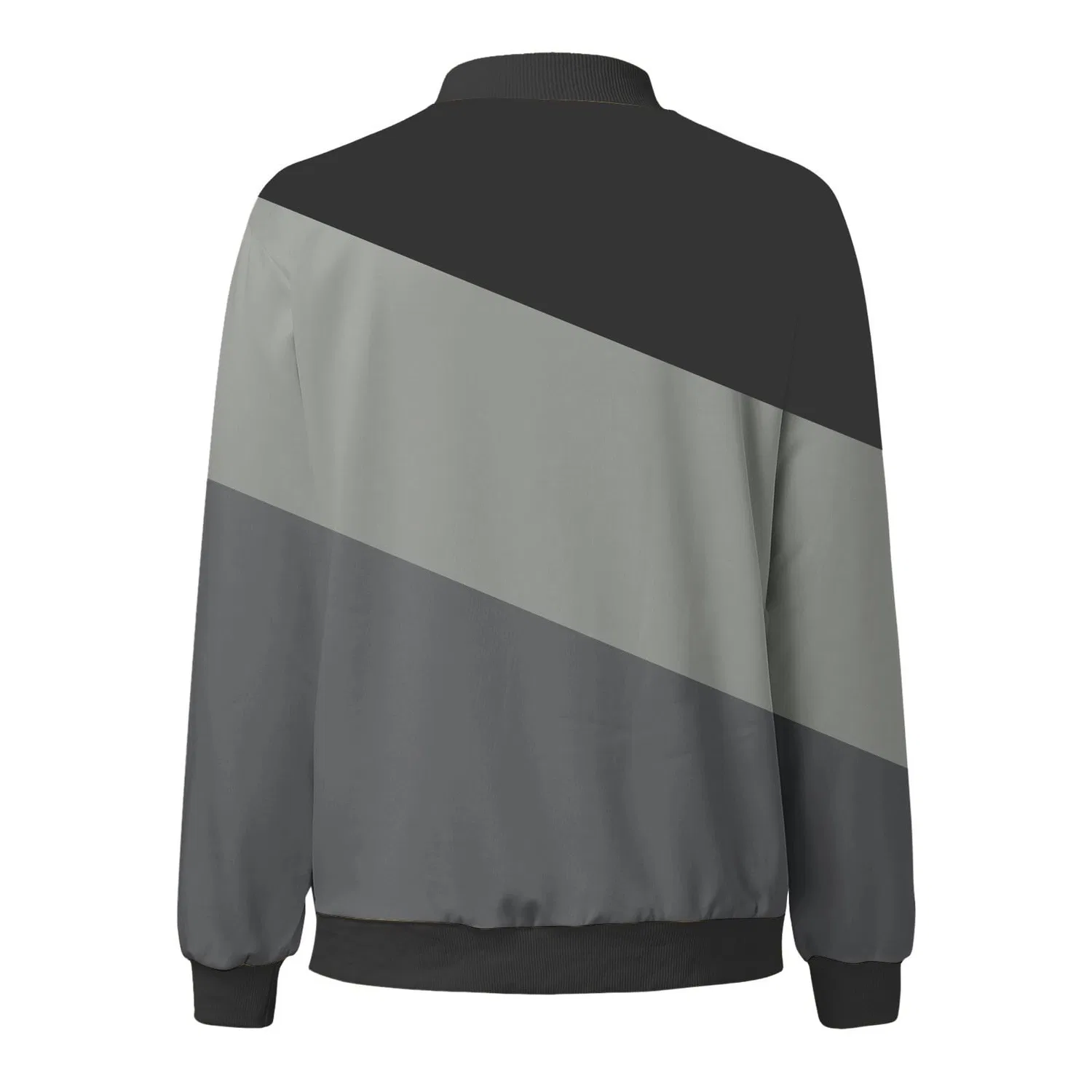 Мужская спортивная куртка с молнией и цветными блоками, Nero — фото 4