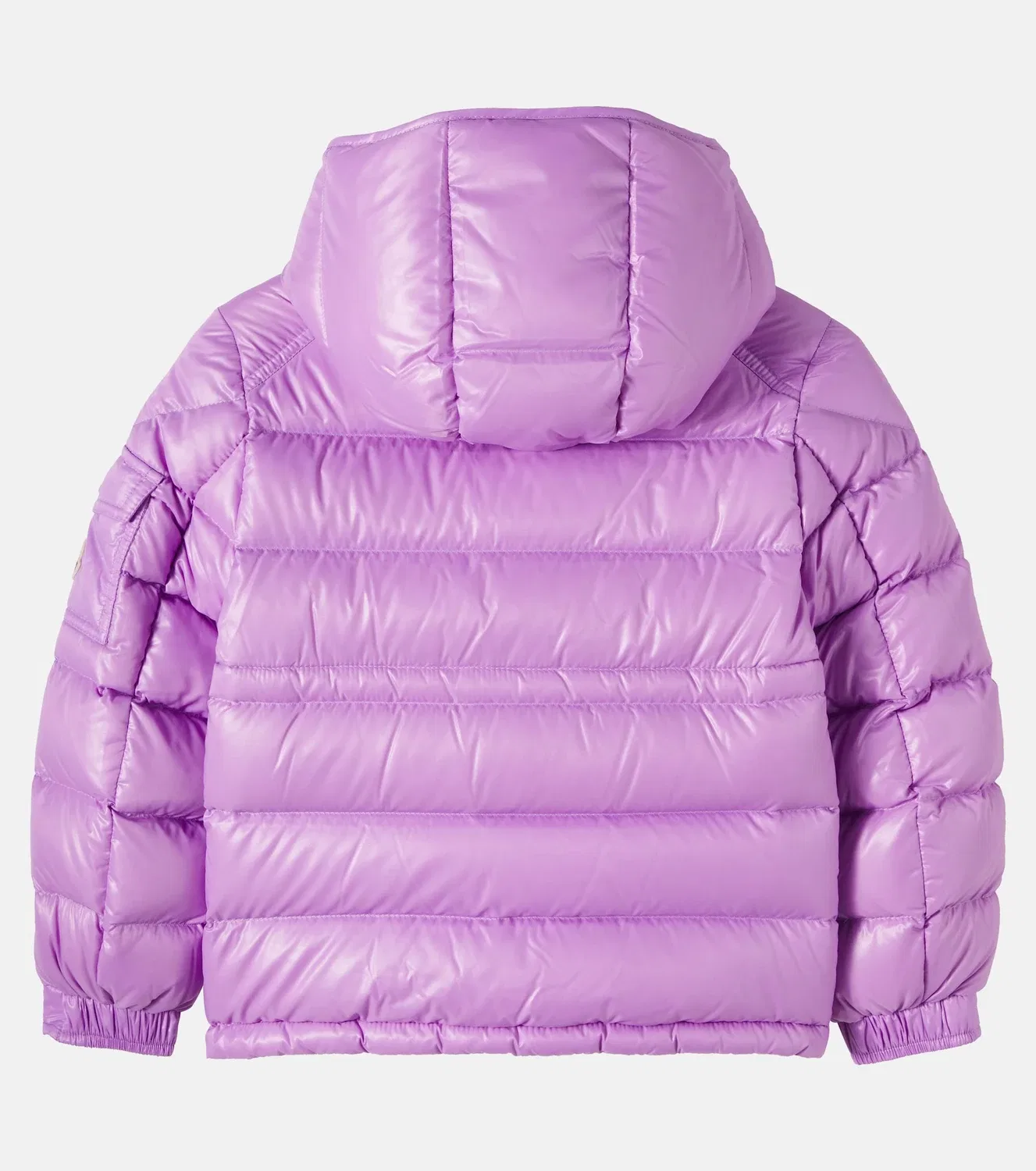 Стеганая пуховая куртка Maire Moncler Enfant, фиолетовый — фото 3