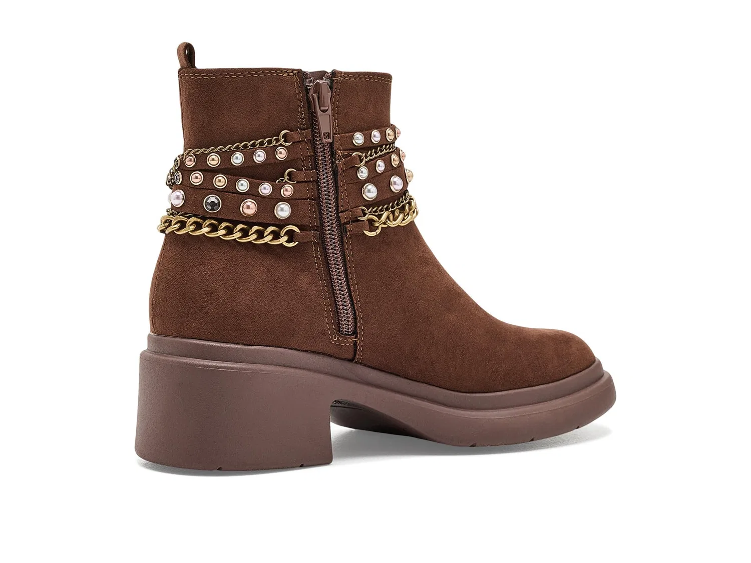 Ботинки Whimsy (для маленьких и больших детей) Steve Madden Kids, Brown — фото 4