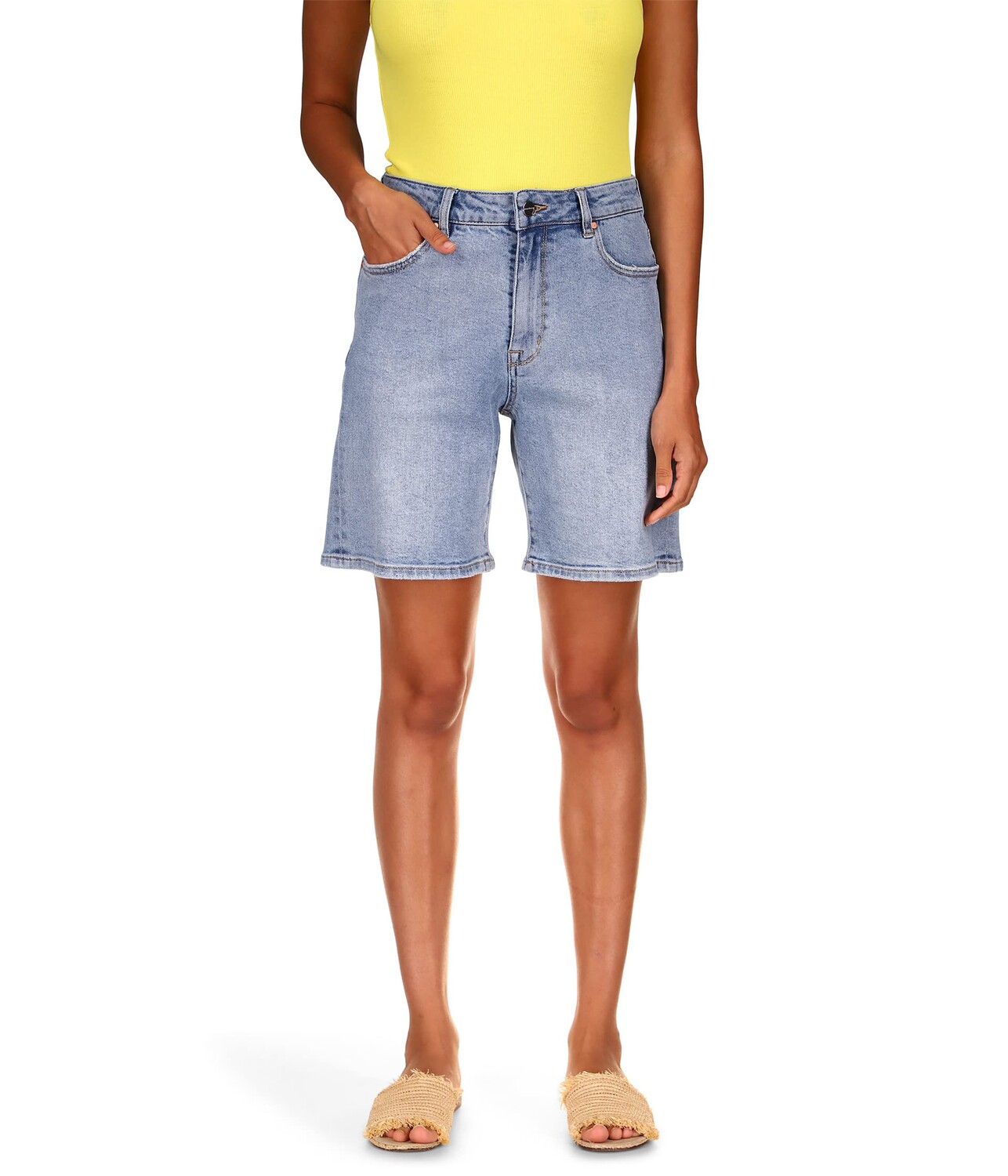 

Шорты Sanctuary, Boy Cut Denim Bermuda Shorts