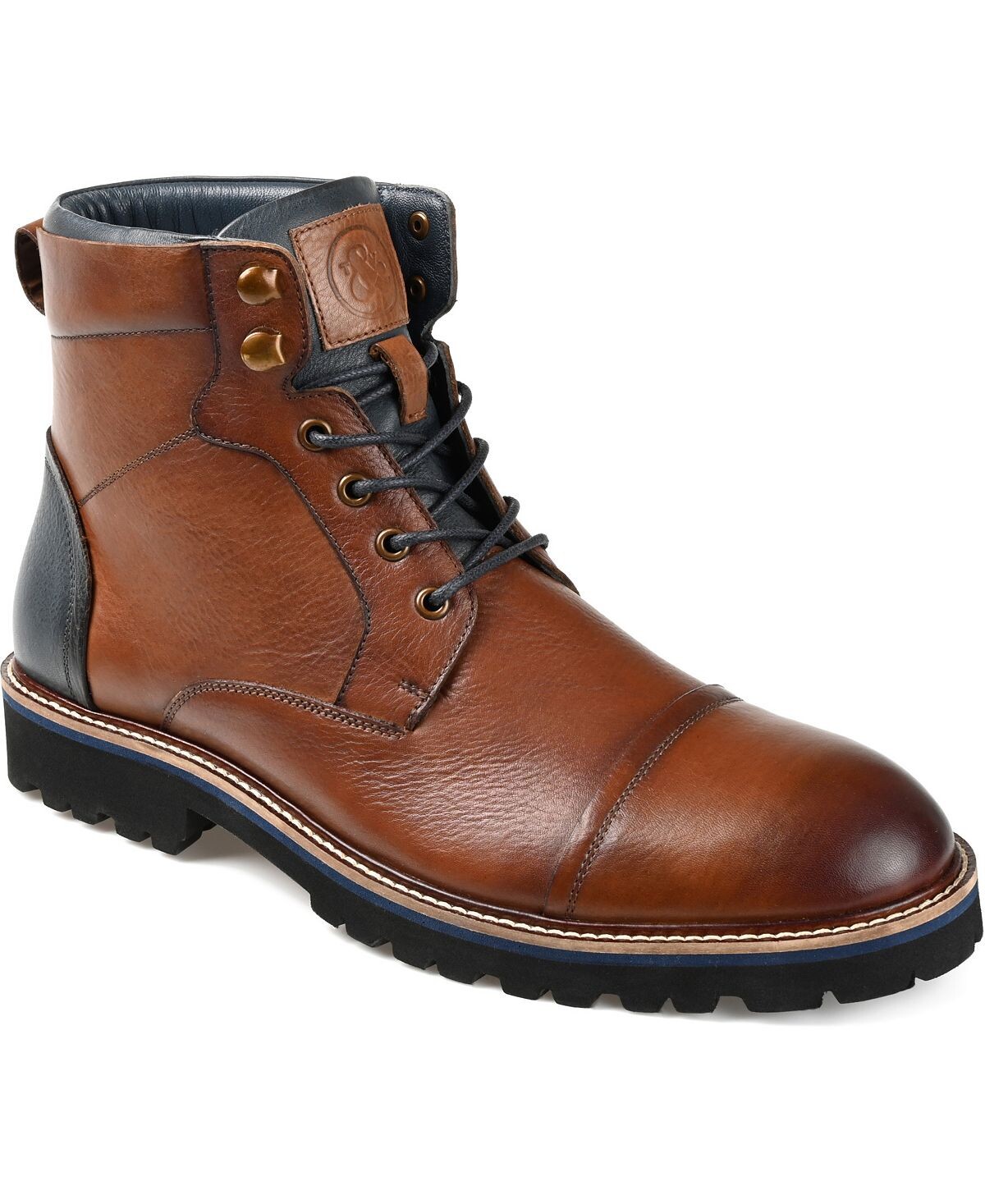 

Мужские ботильоны reddick cap toe Thomas & Vine, коричневый