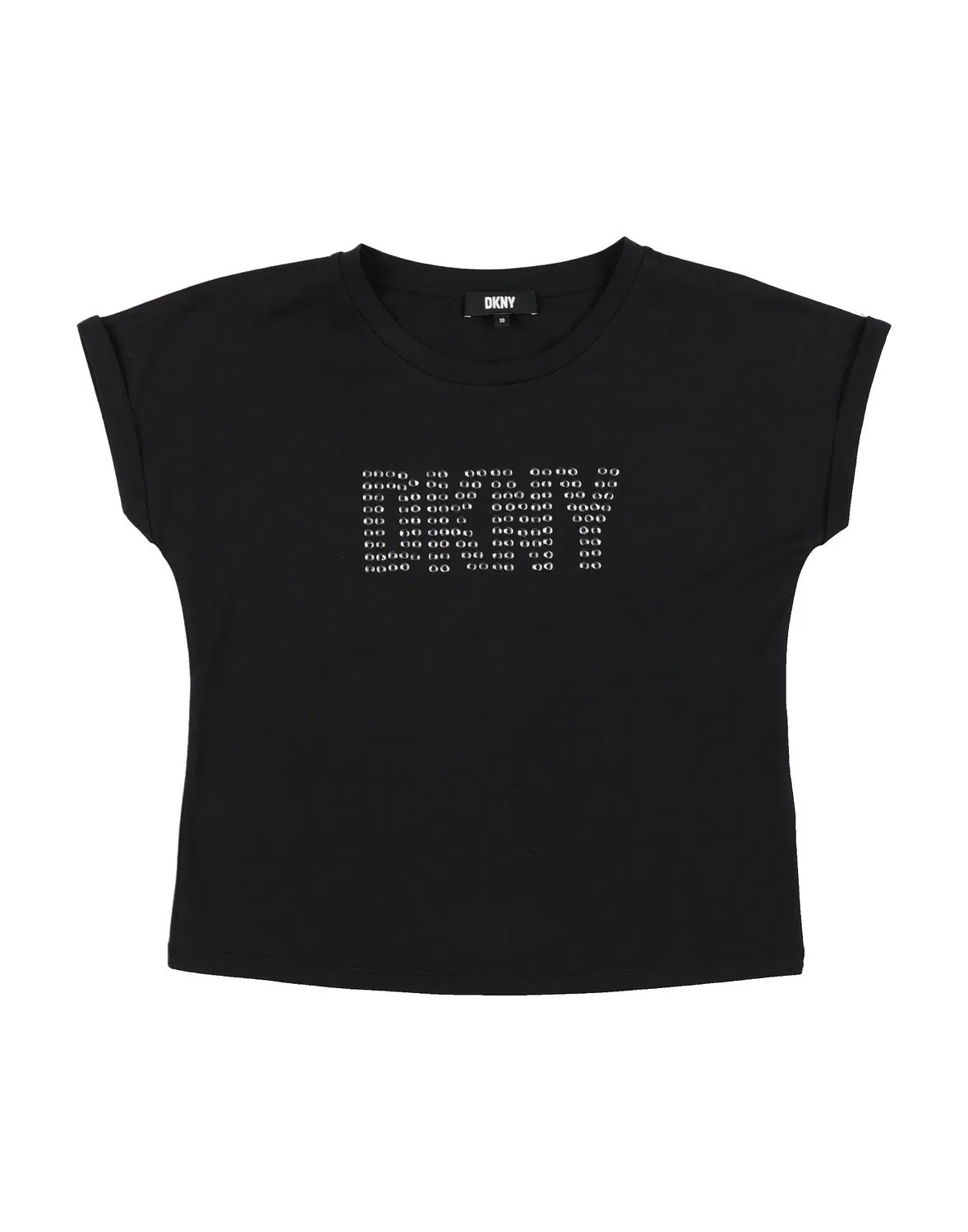 Детская футболка для девочек хлопковая Donna Karan, черный