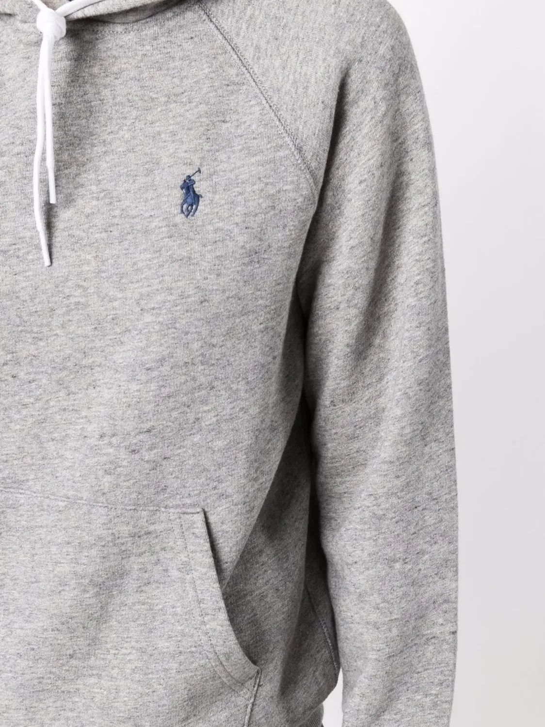 Polo Ralph Lauren Худи Embroidered Pony серый — фото 4