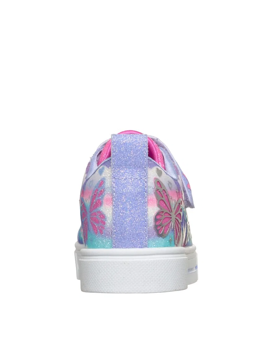 Кроссовки с подсветкой Twinkle Sparks - Butterfly Sky Skechers, Lavender Multi — фото 4