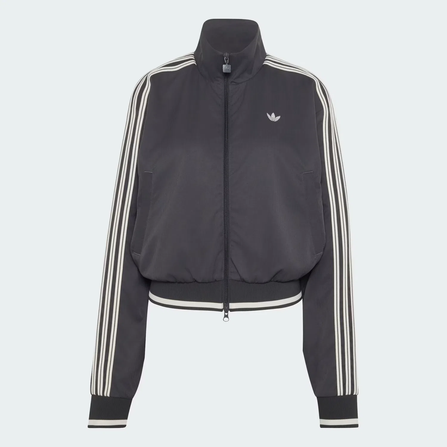 Женская спортивная куртка свободного кроя Firebird Adidas Originals, черный/белый — фото 4