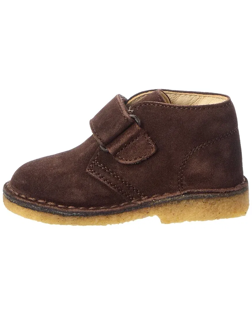 Детские ботинки из замши на липучке Choco Suede Bootie Naturino, коричневый — фото 2