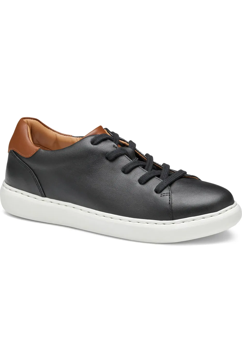 Кроссовки детские на шнуровке Anders Johnston & Murphy, Black Full Grain
