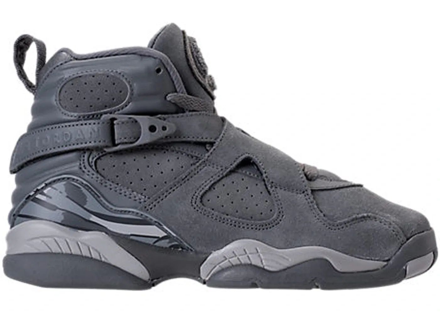 Детские кроссовки Lifestyle Jordan 8 Retro, Cool Grey/Wolf Grey-Cool Grey