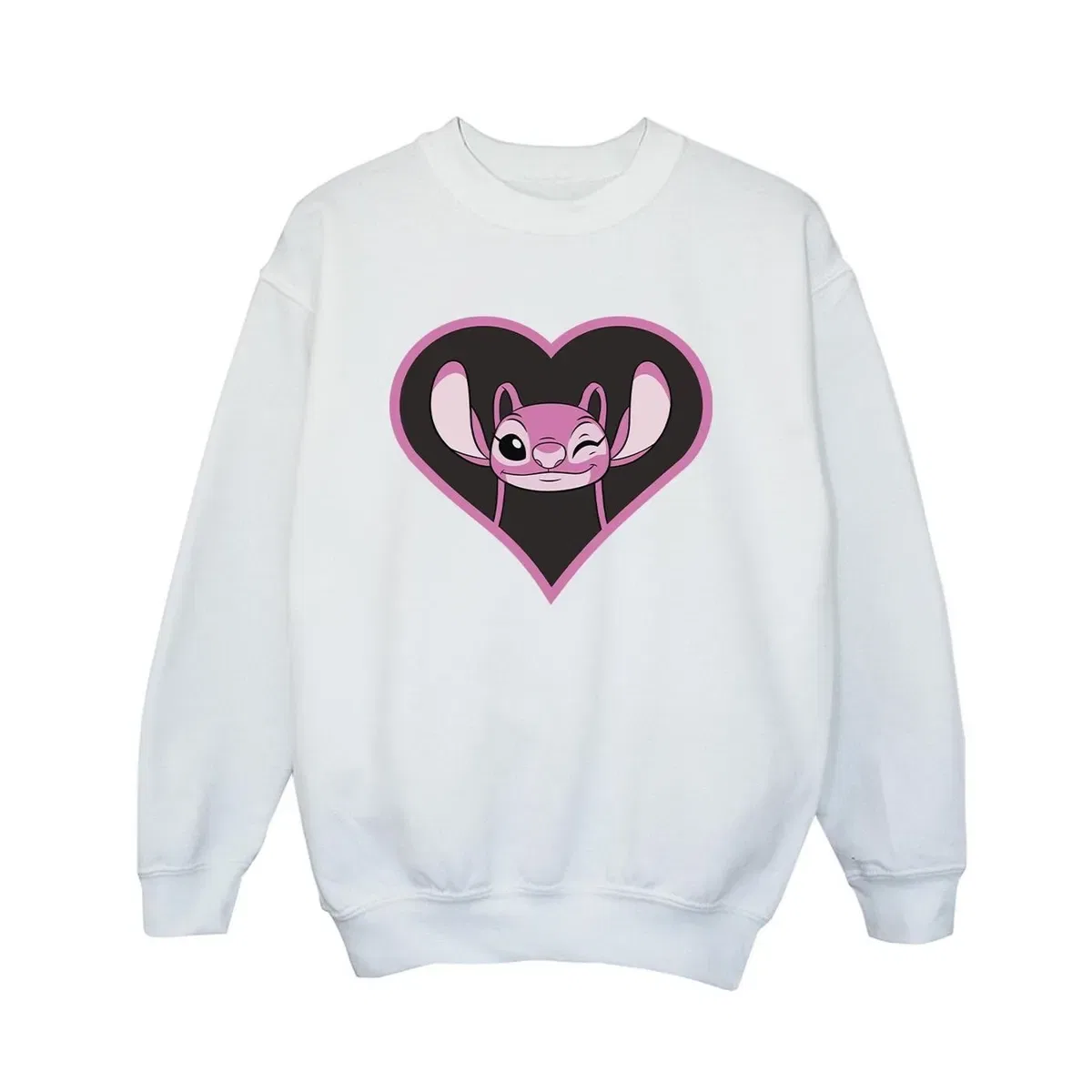 Свитшот с сердцем Angel Lilo & Stitch, White — фото 2
