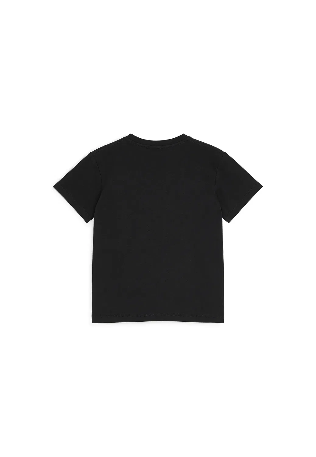 Футболка с круглым вырезом - базовая футболка Arket, Black — фото 2