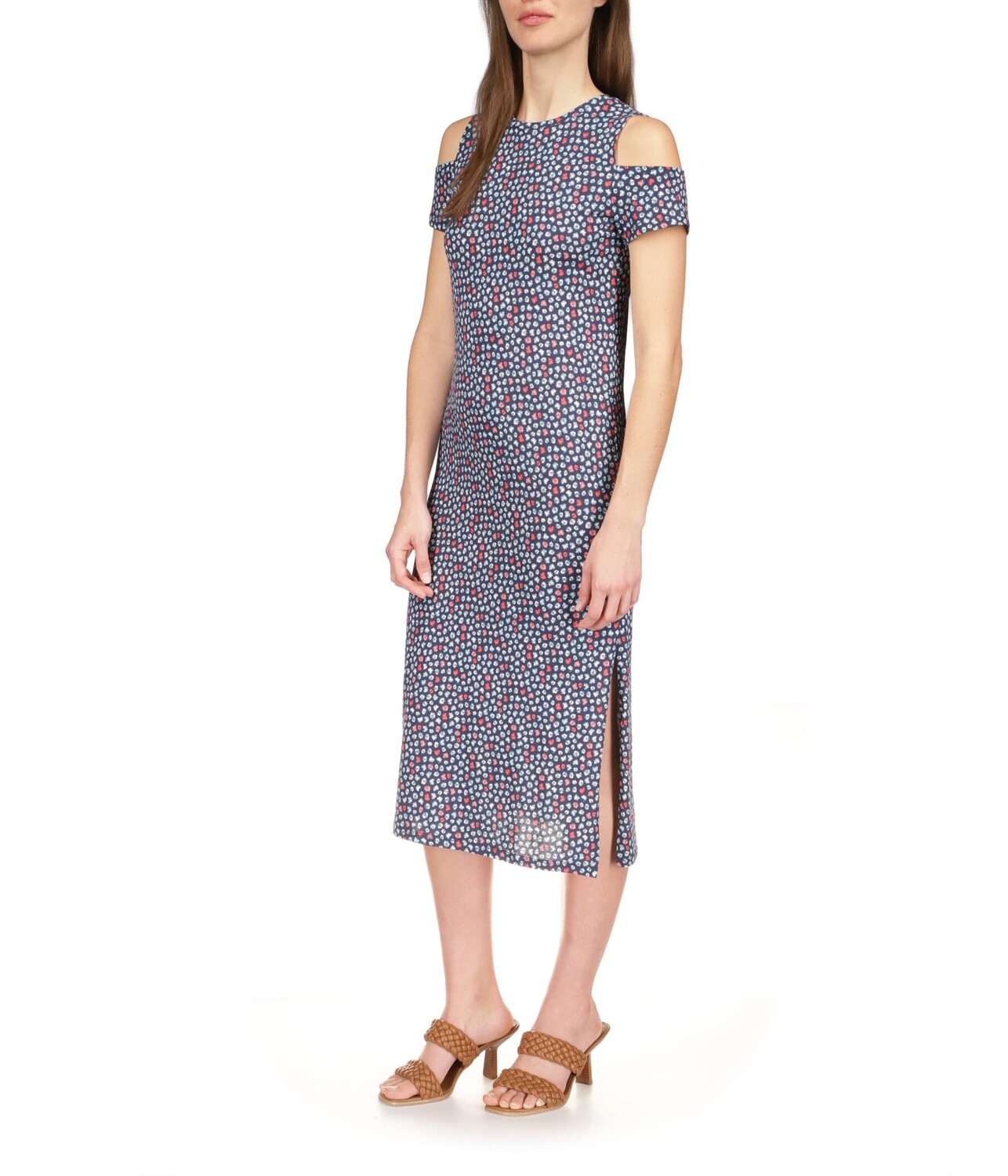 

Платье MICHAEL Michael Kors, Palm Cold-Shoulder Midi Dress