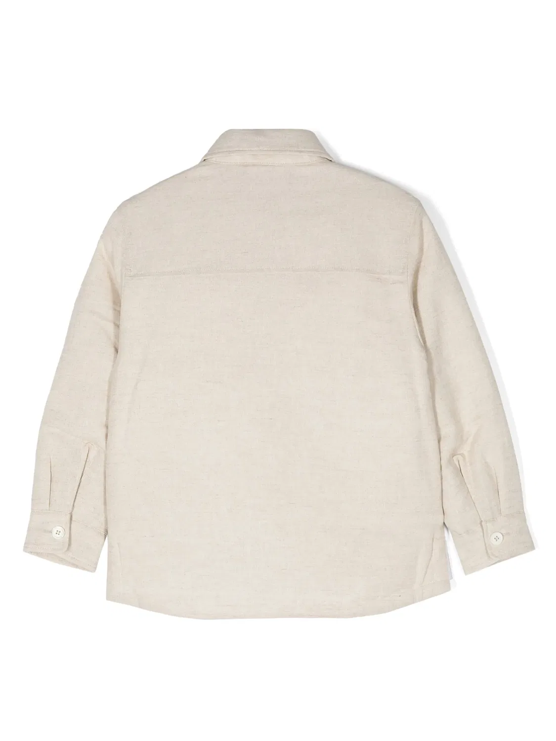 Рубашка-куртка из льняного смеси Jacquemus, бежевый — фото 3