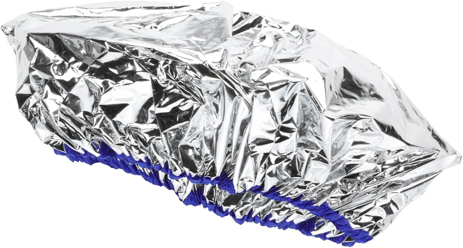 Шапочка для душа Aluminium Foil, Healvian, 26x26x1 см, Silver