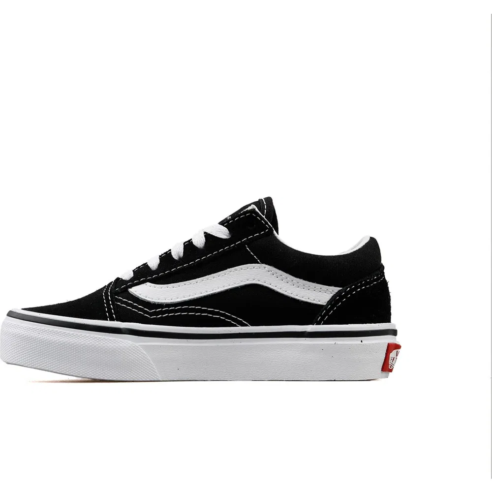 Детские кроссовки на плоской подошве Uy Old Skool, Black Vans — фото 4