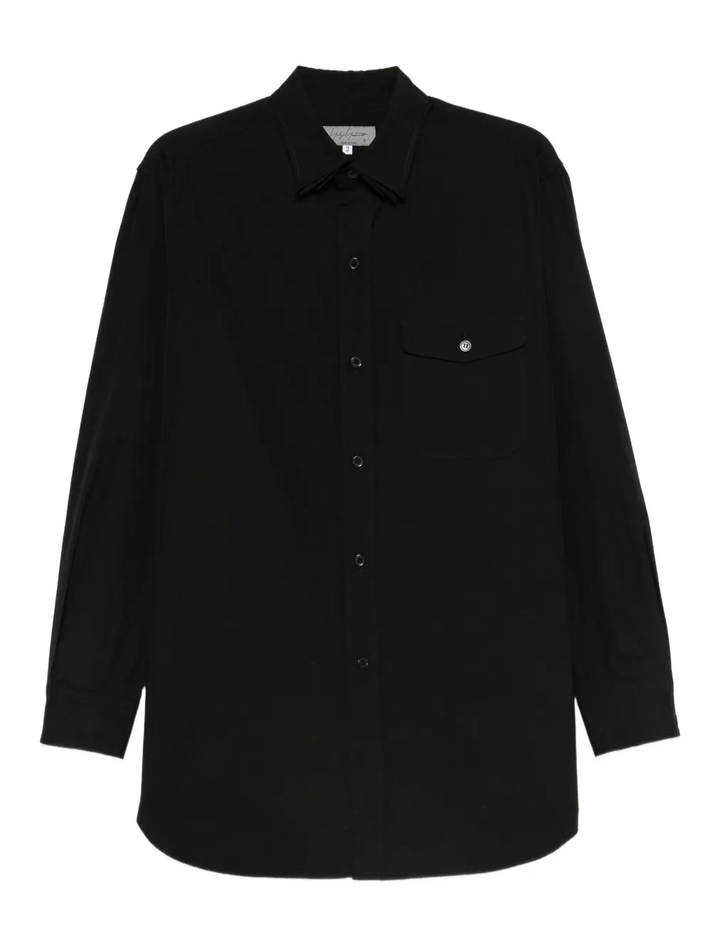 

Рубашка на пуговицах Yohji Yamamoto, черный