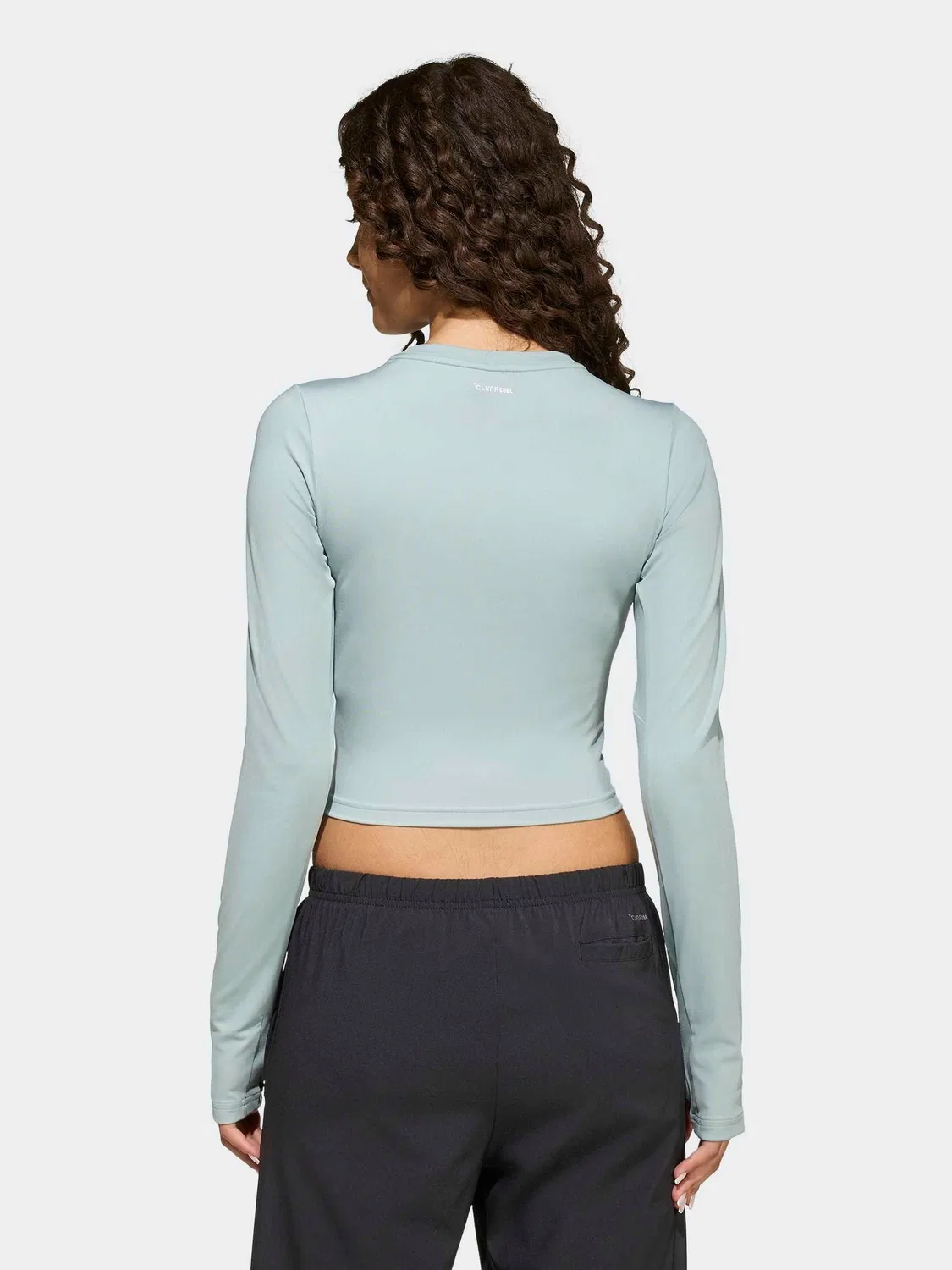 Футболка с длинным рукавом Techfit adidas, зеленый — фото 2