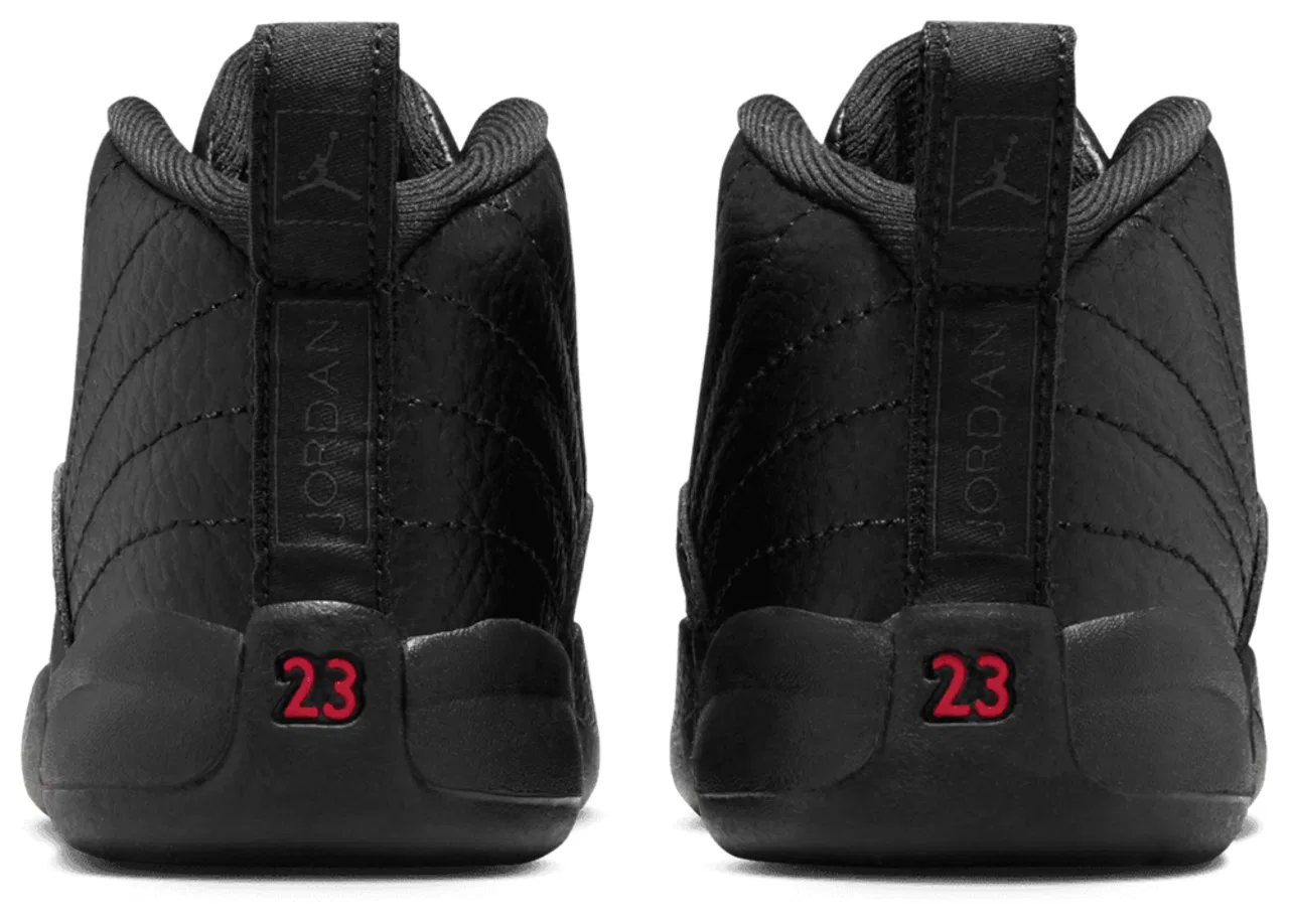 Детские кроссовки для мальчиков Retro 12 Jordan, черный/красный — фото 3