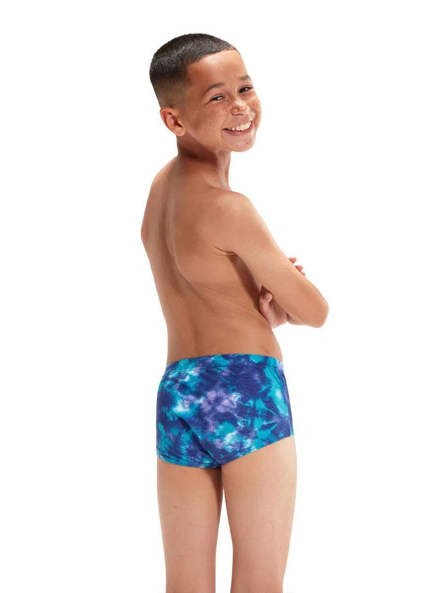 Детский купальник для девочек с графическим принтом Adidas, Schwarzbau Speedo — фото 2