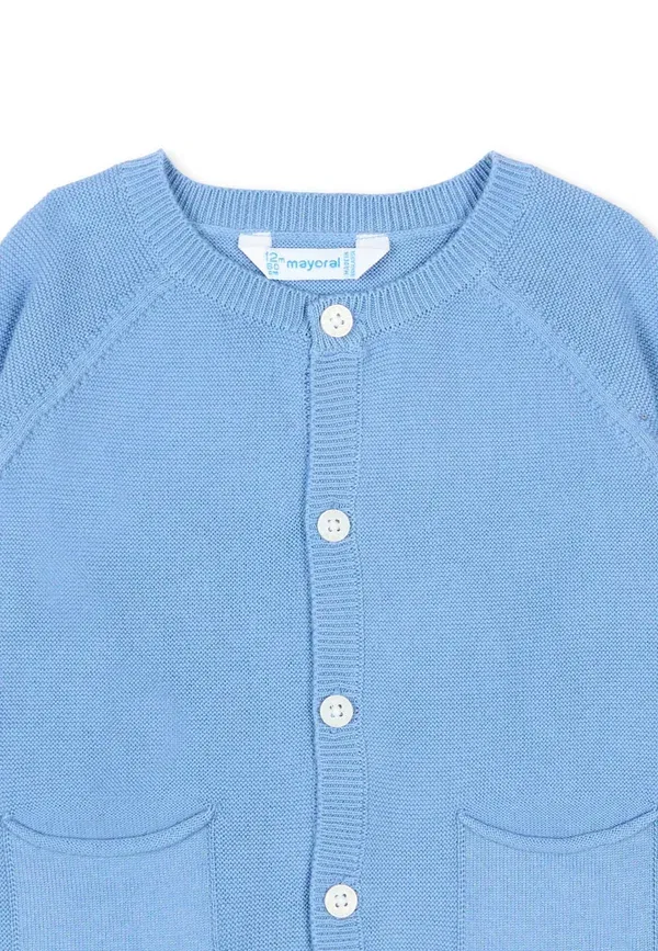 Кардиган хлопковый Cardigan Mayoral, Light Blue, светло-голубой — фото 3