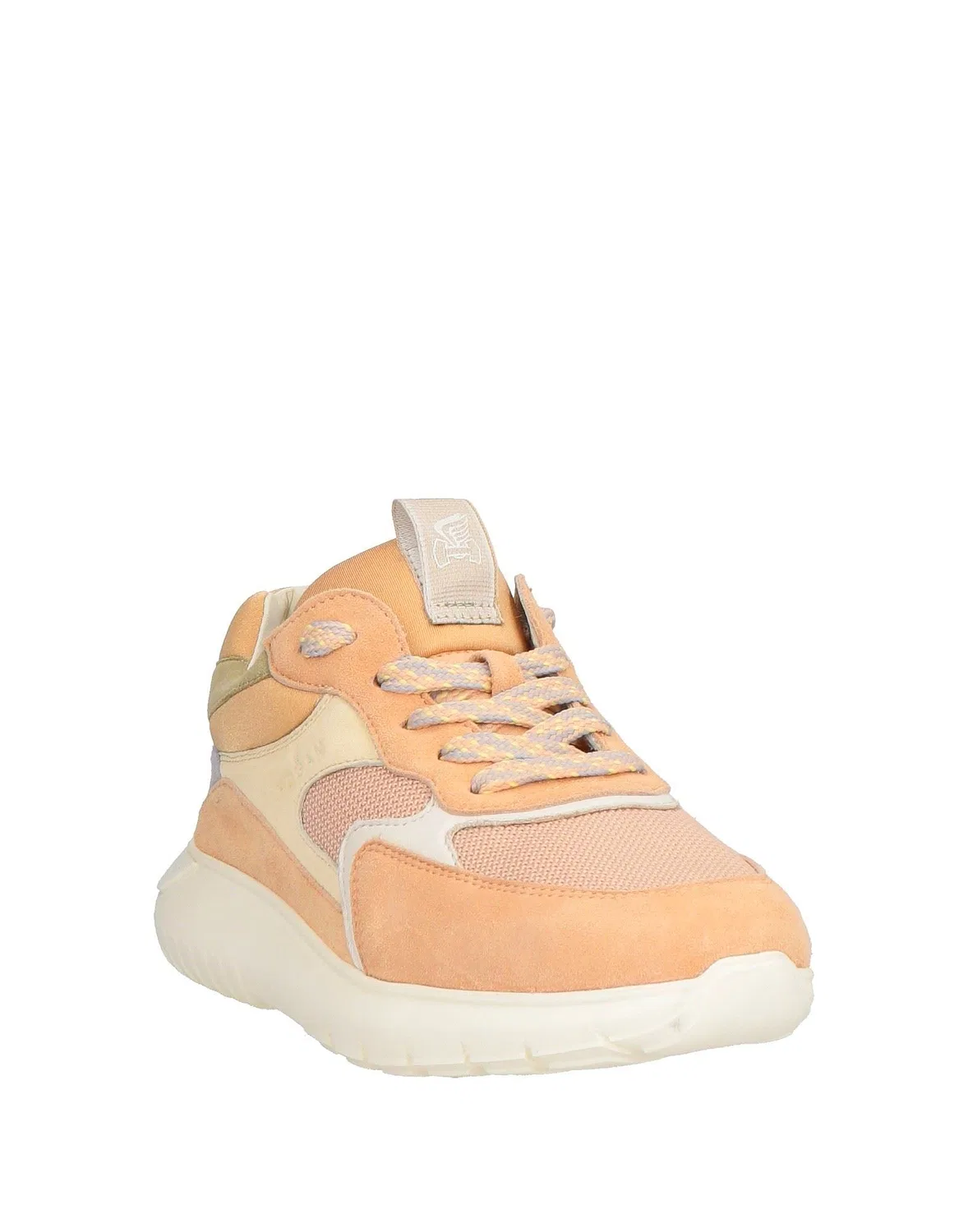 Детские кроссовки для девочек с тканевым верхом Hogan, светло-розовый — фото 2
