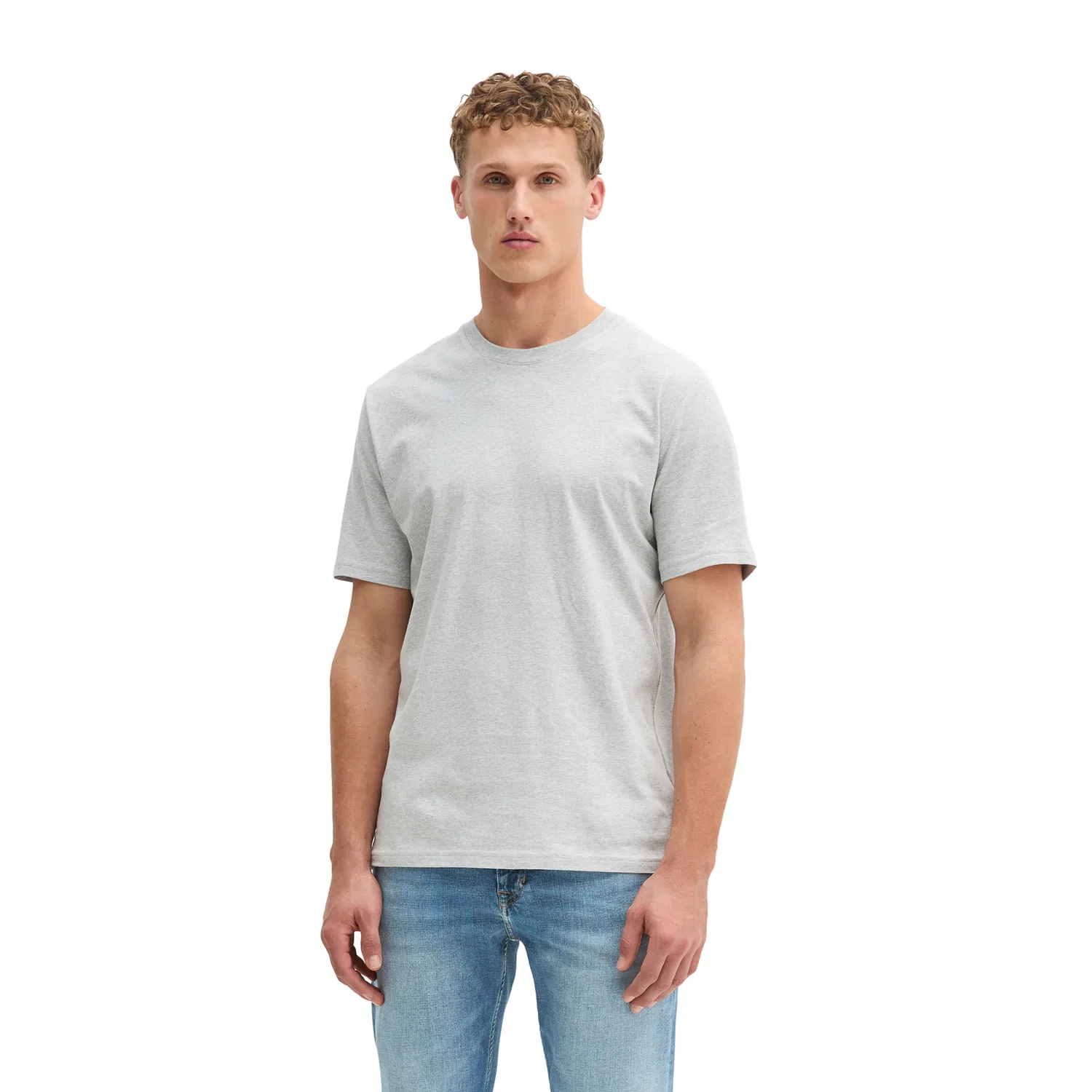 Детская хлопковая базовая футболка Marc O'Polo, Twentyfour Grey Melange