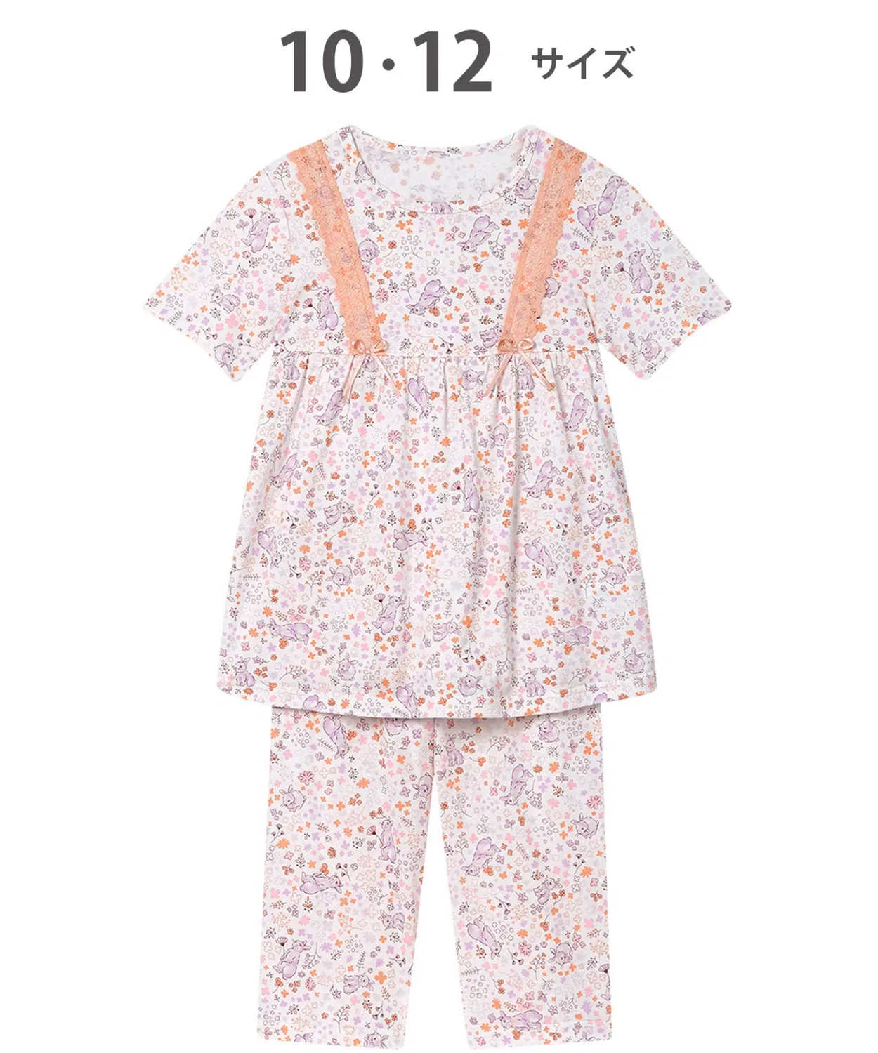 Детская пижама для девочек с принтом WACOAL KIDS BABY, Purple — фото 3