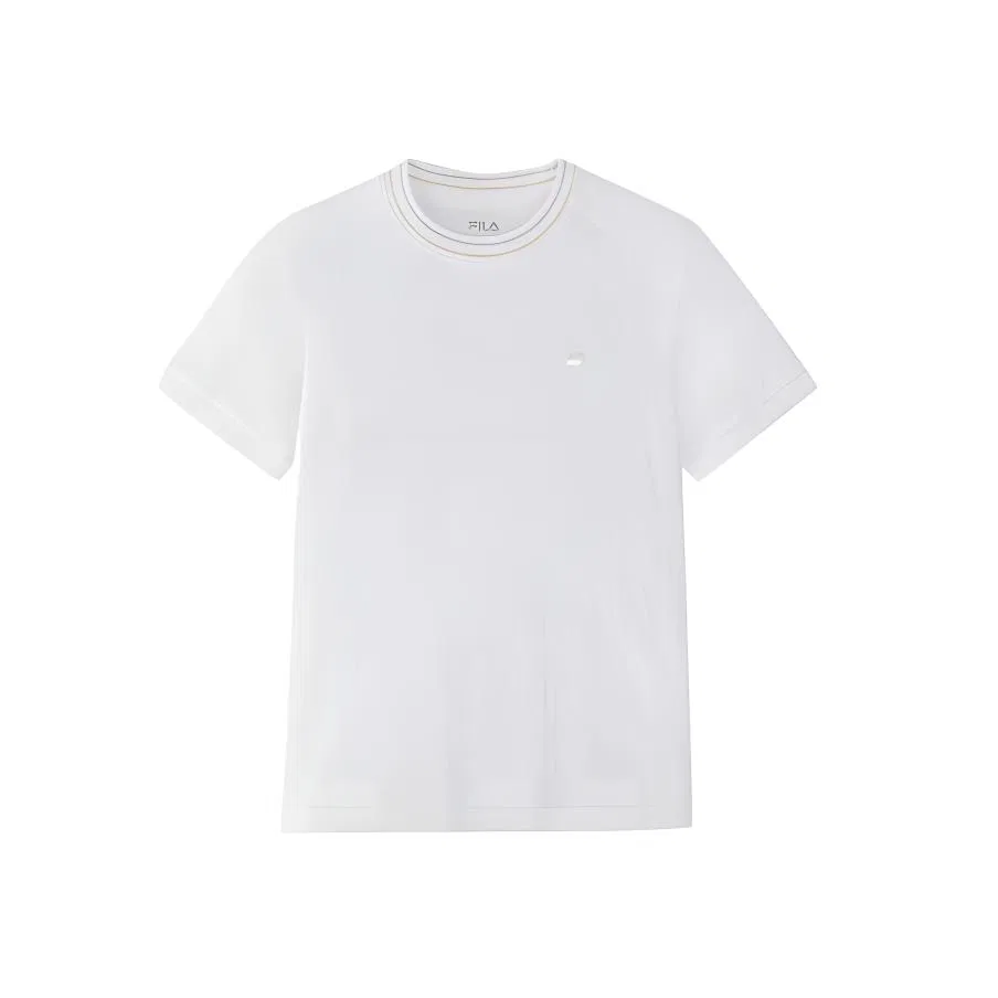 Футболка с круглым вырезом Moderate FILA KIDS, Standard White