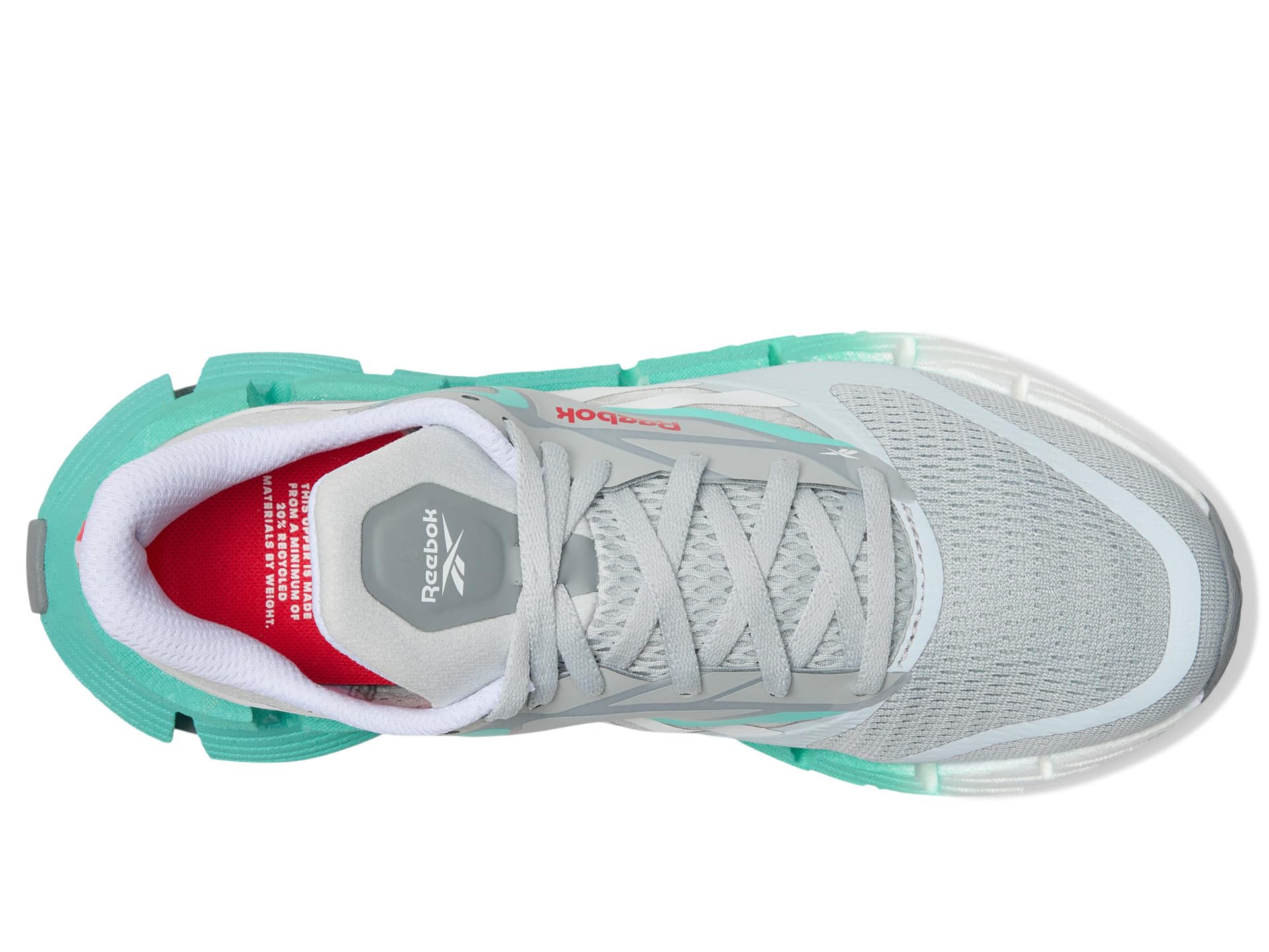 Кроссовки Reebok Floatzig 1, цвет Grey /AI Aqua/White — фото 2