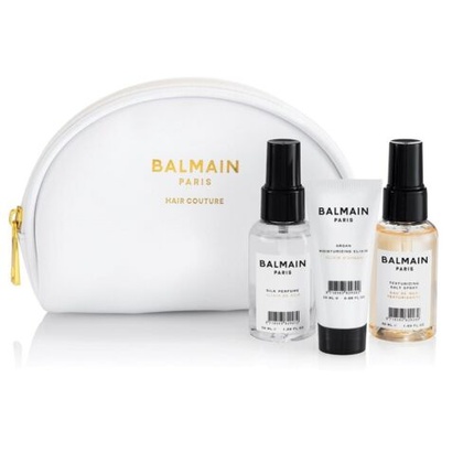 

Косметичка для укладки волос Silk Perfume 50 мл + Argan увлажняющий Assorted