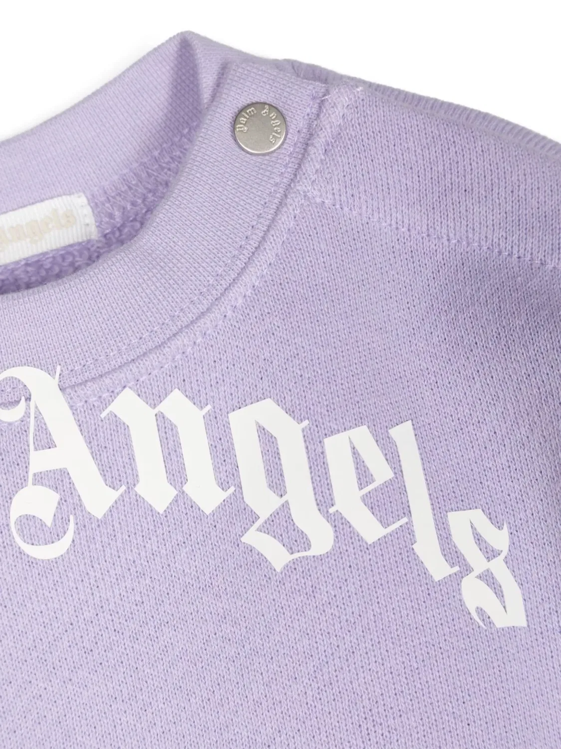 Palm Angels Свитшот с логотипом фиолетовый — фото 2