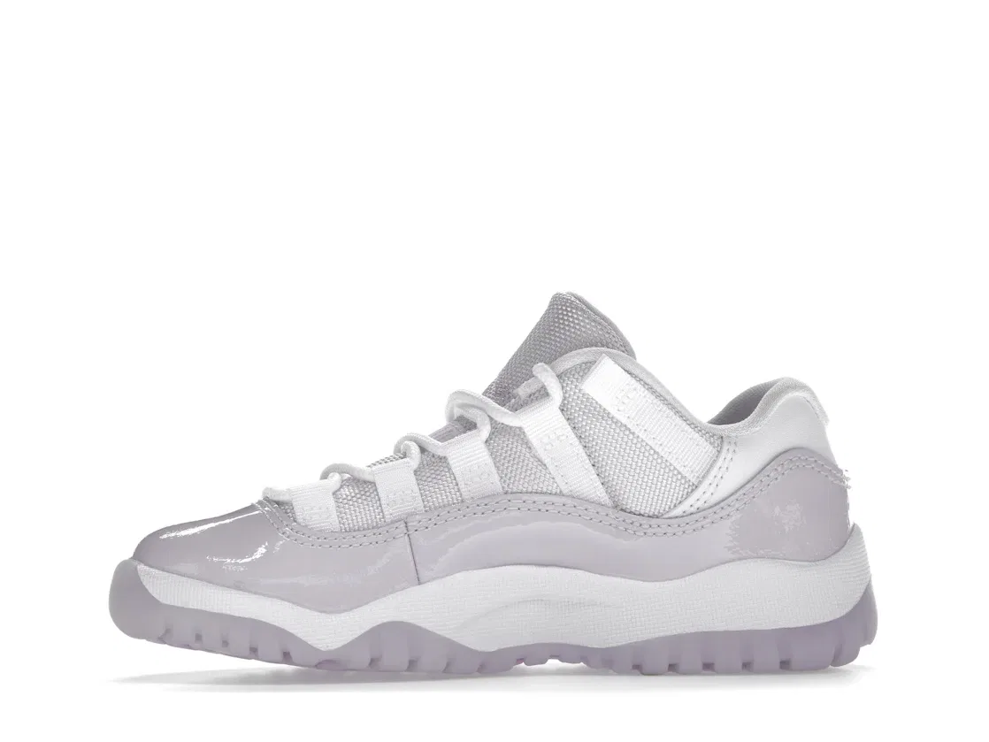 Детские кроссовки Lifestyle с принтом Jordan 11 Retro Low Jordan, White/Pure Violet-White — фото 3
