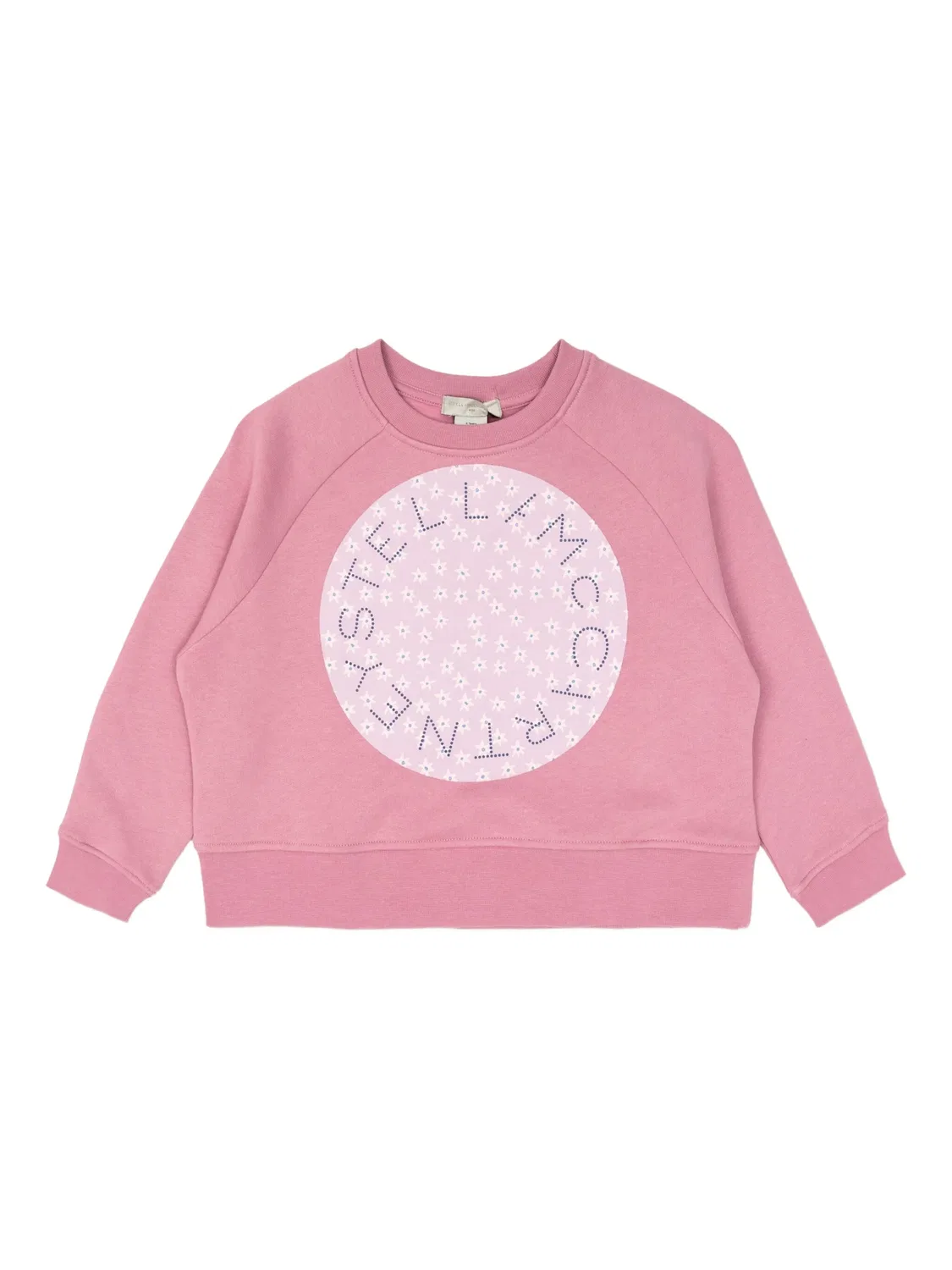 Свитшот с цветочным логотипом Stella McCartney, розовый