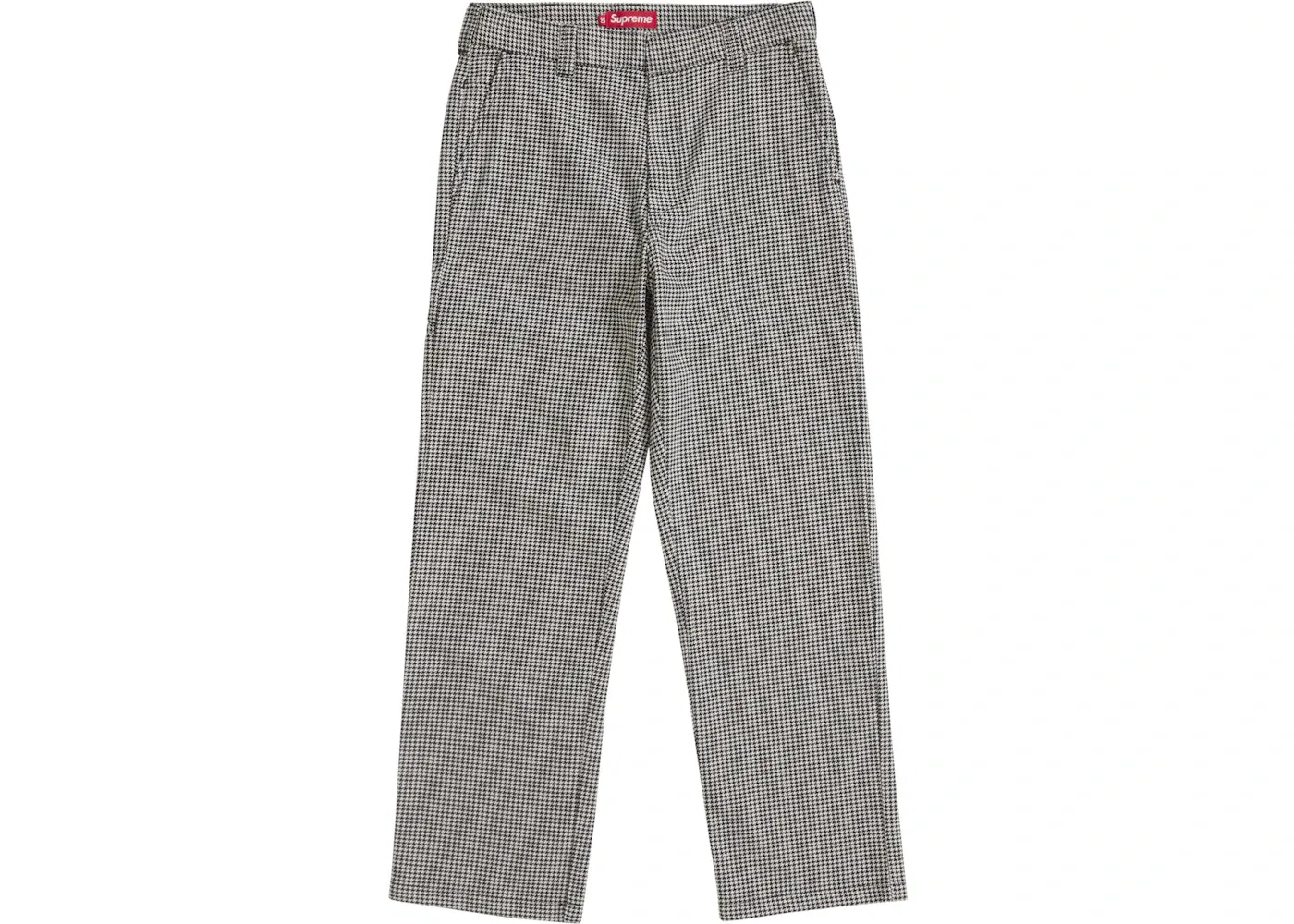 Мужские брюки с принтом Pant (SS25) Supreme, White Houndstooth