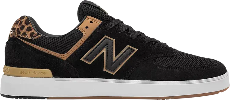 

Кроссовки New Balance All Coasts 574 'Black Leopard', черный