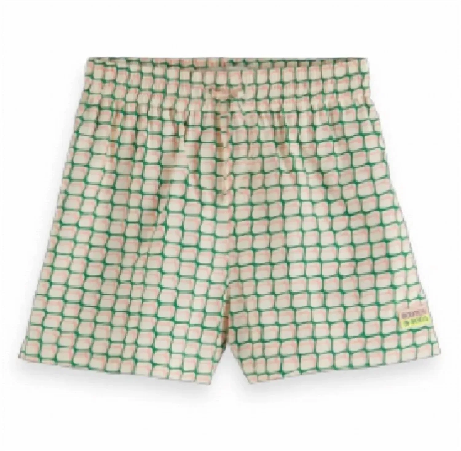 Детские шорты для девочек с принтом Ella SCOTCH & SODA, Pink And Green