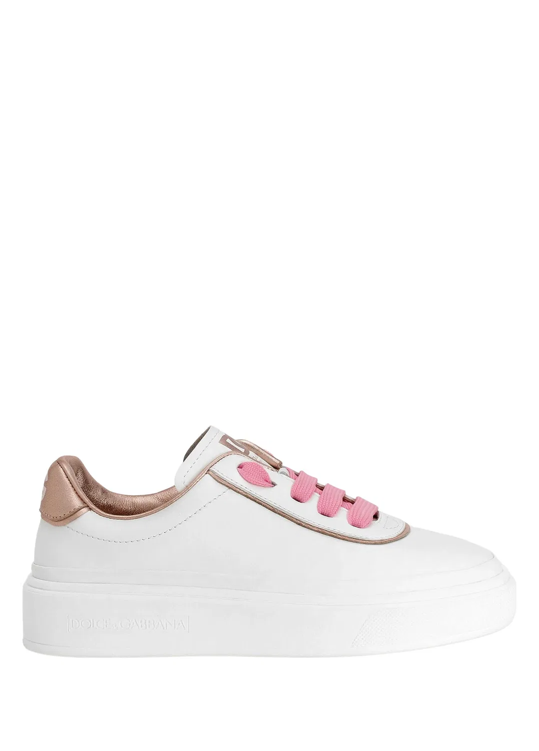 Кроссовки детские Dolce&Gabbana Girlie Up, pink-white