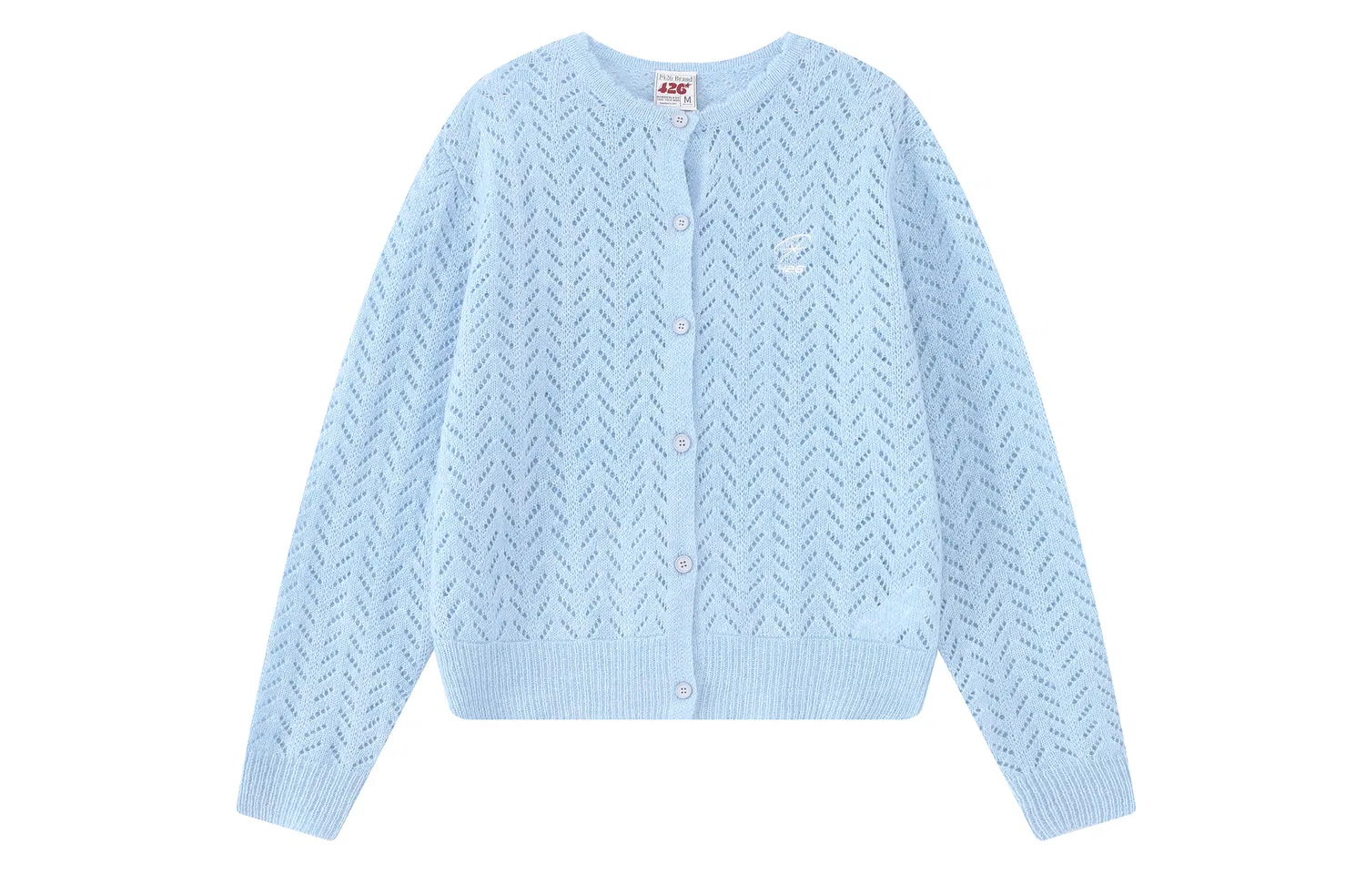 Детский свитер с круглым вырезом Crew Neck Moderate, F426, Blue