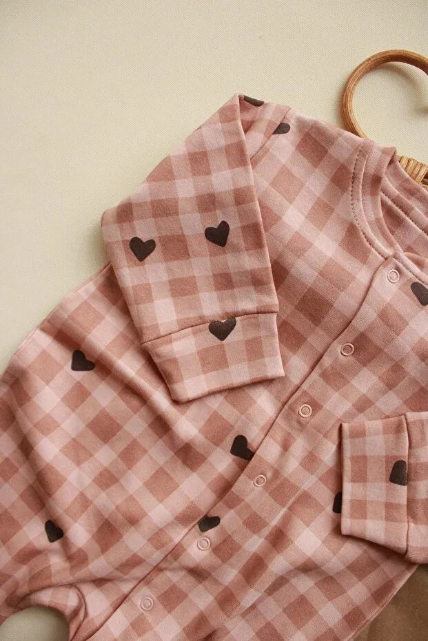 Детский комбинезон для девочек с принтом Basics Oh La La Koala For Little Ones, Beige — фото 2