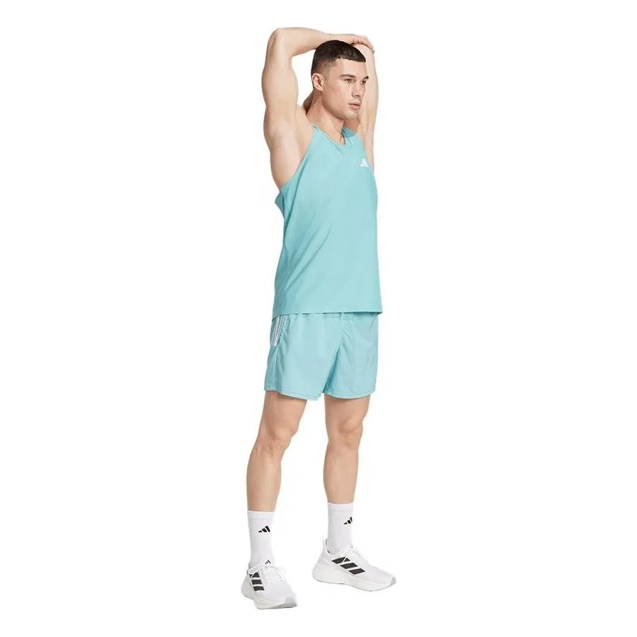 Шорты спортивные с AEROREADY технологией adidas Otr B Short, Бирюзовый — фото 4