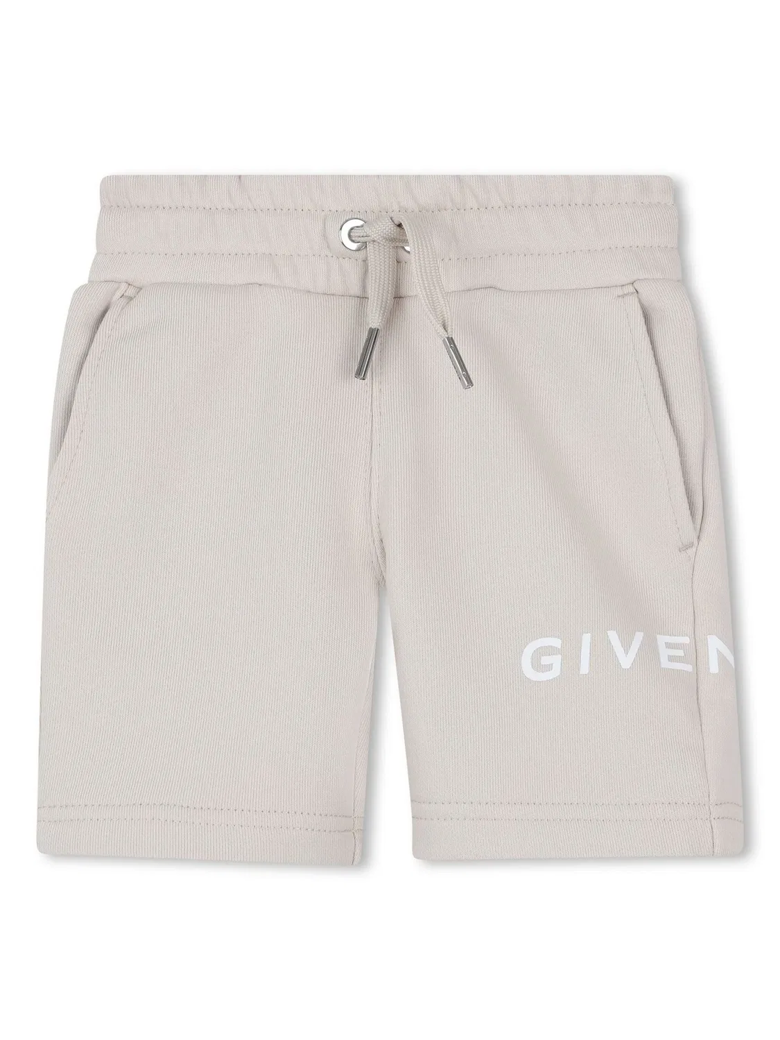 Флисовые шорты с логотипом Givenchy, бежевый