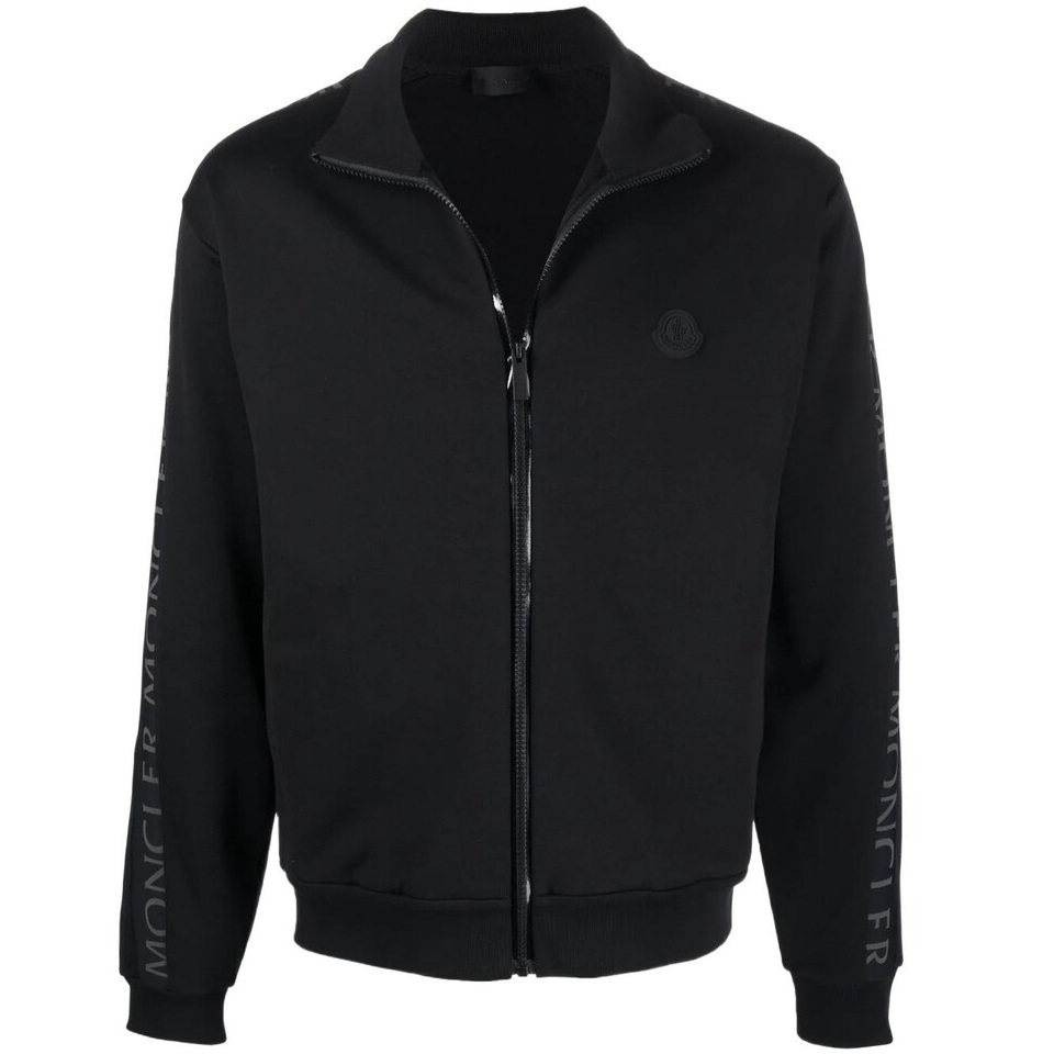 

Куртка спортивная Moncler Logo-trim Zip-front, черный