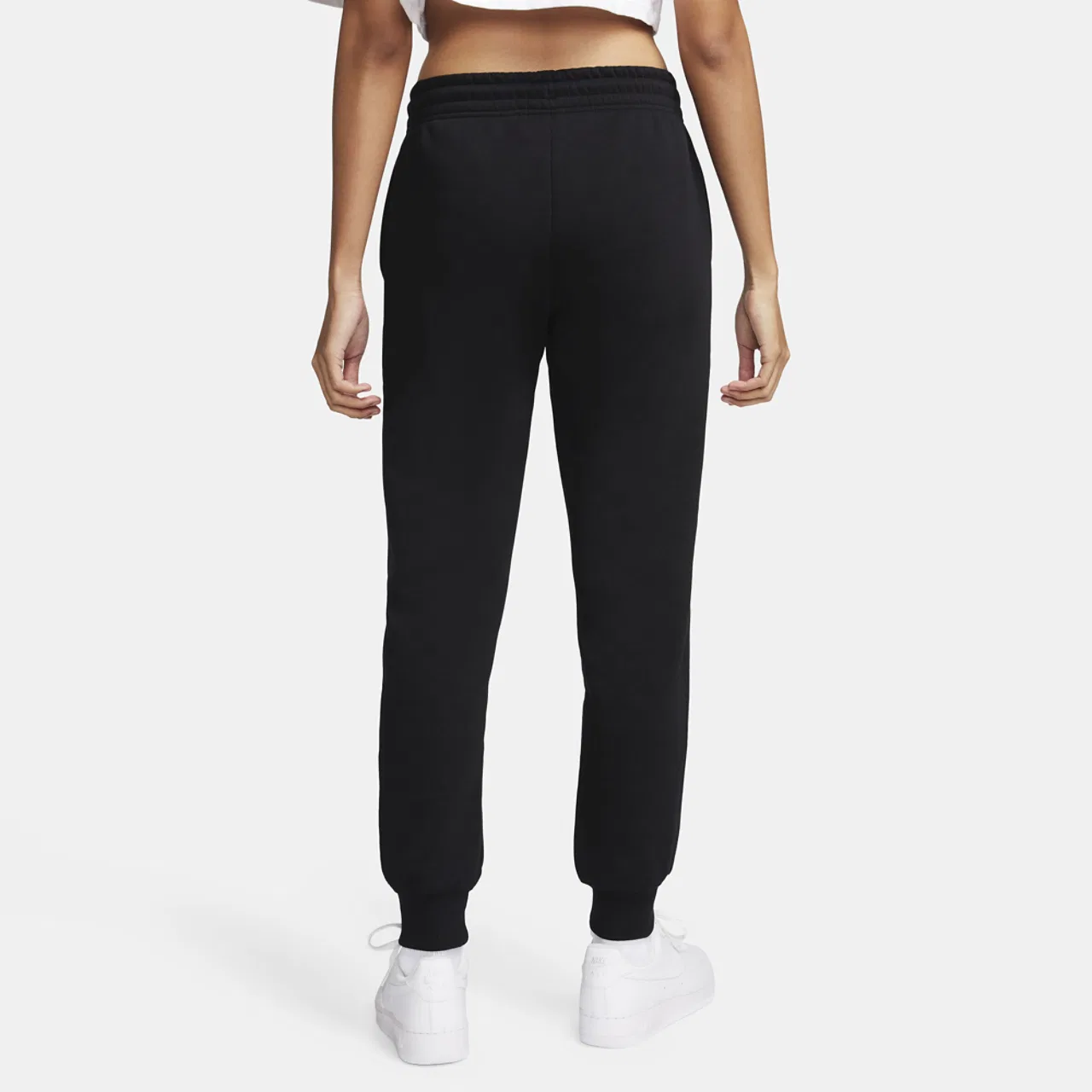 Женские брюки Phoenix Fleece MR Nike, цвет Black/Sail — фото 2
