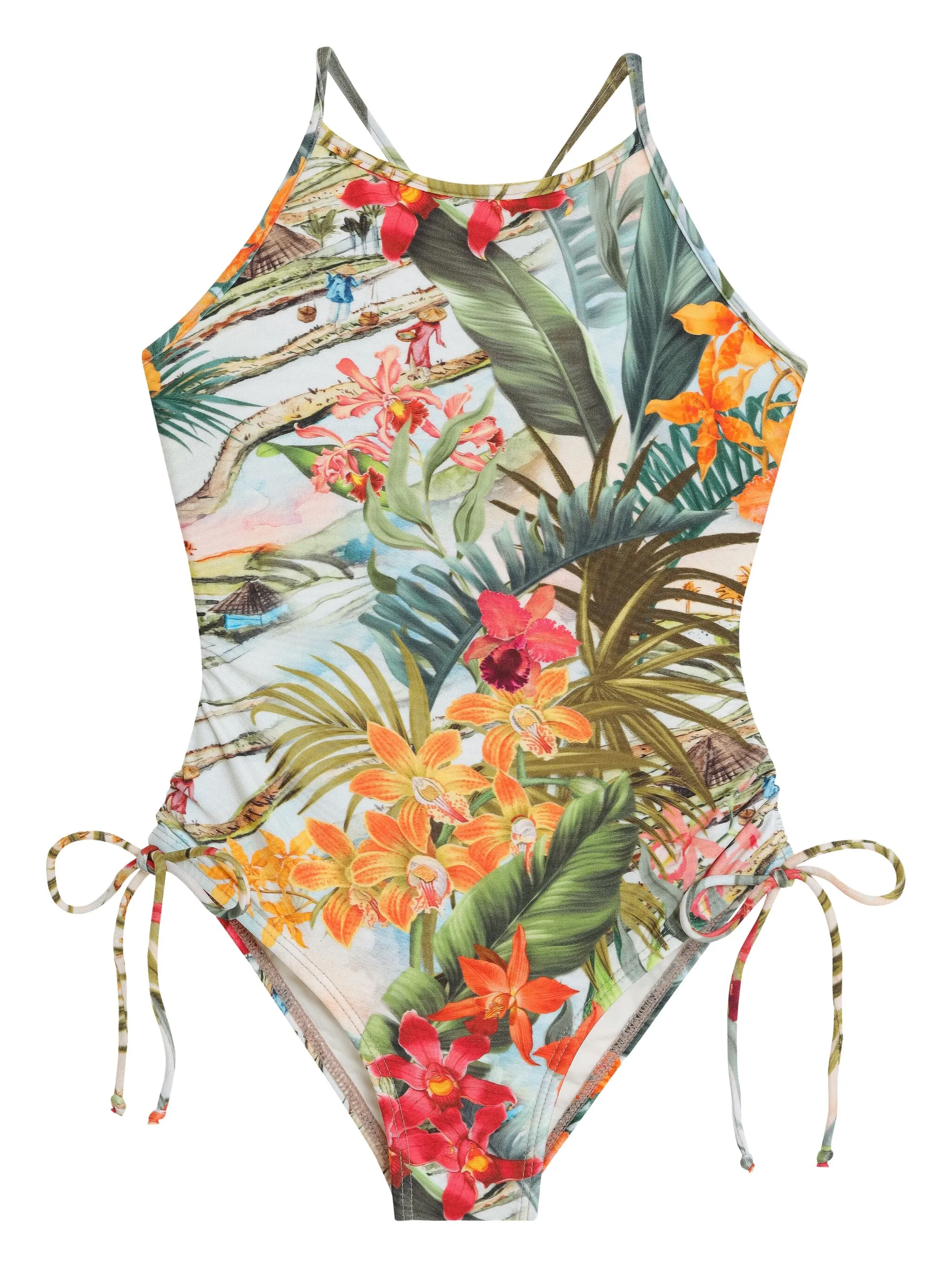 

Купальник Gelly с цветочным принтом Lygia & Nanny, зеленый