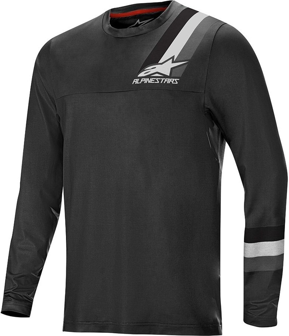 

Джерси Alpinestars Alps 4.0 LS велосипедные, серо-черные
