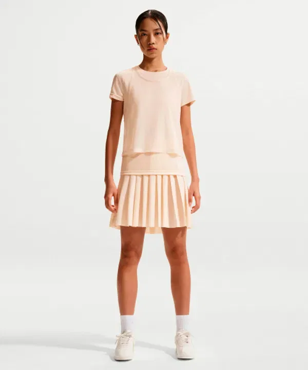 Юбка миди плиссированная Nike, мел