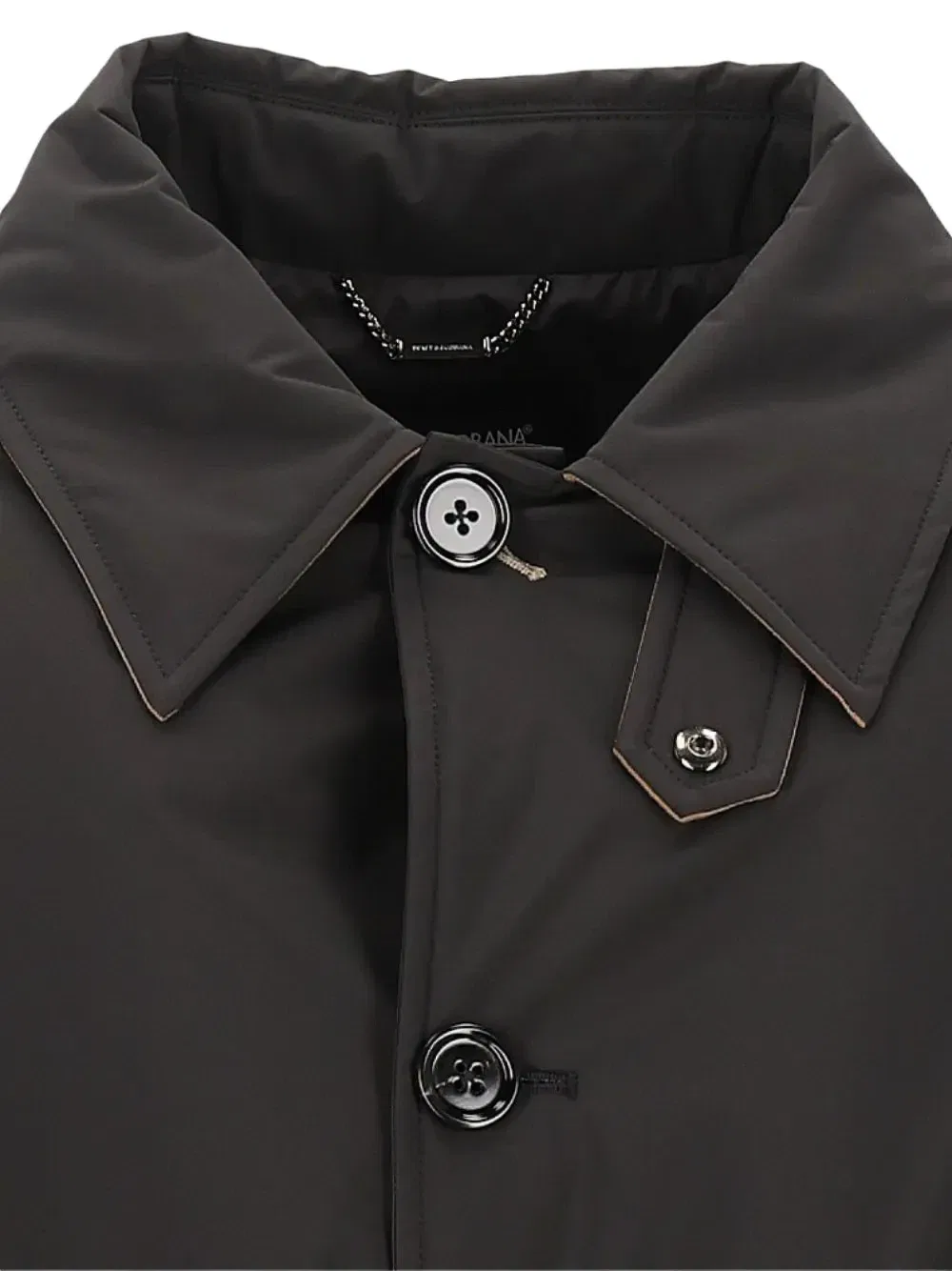 Пальто car coat с поясом на одной пуговице DOLCE & GABBANA, черный — фото 4