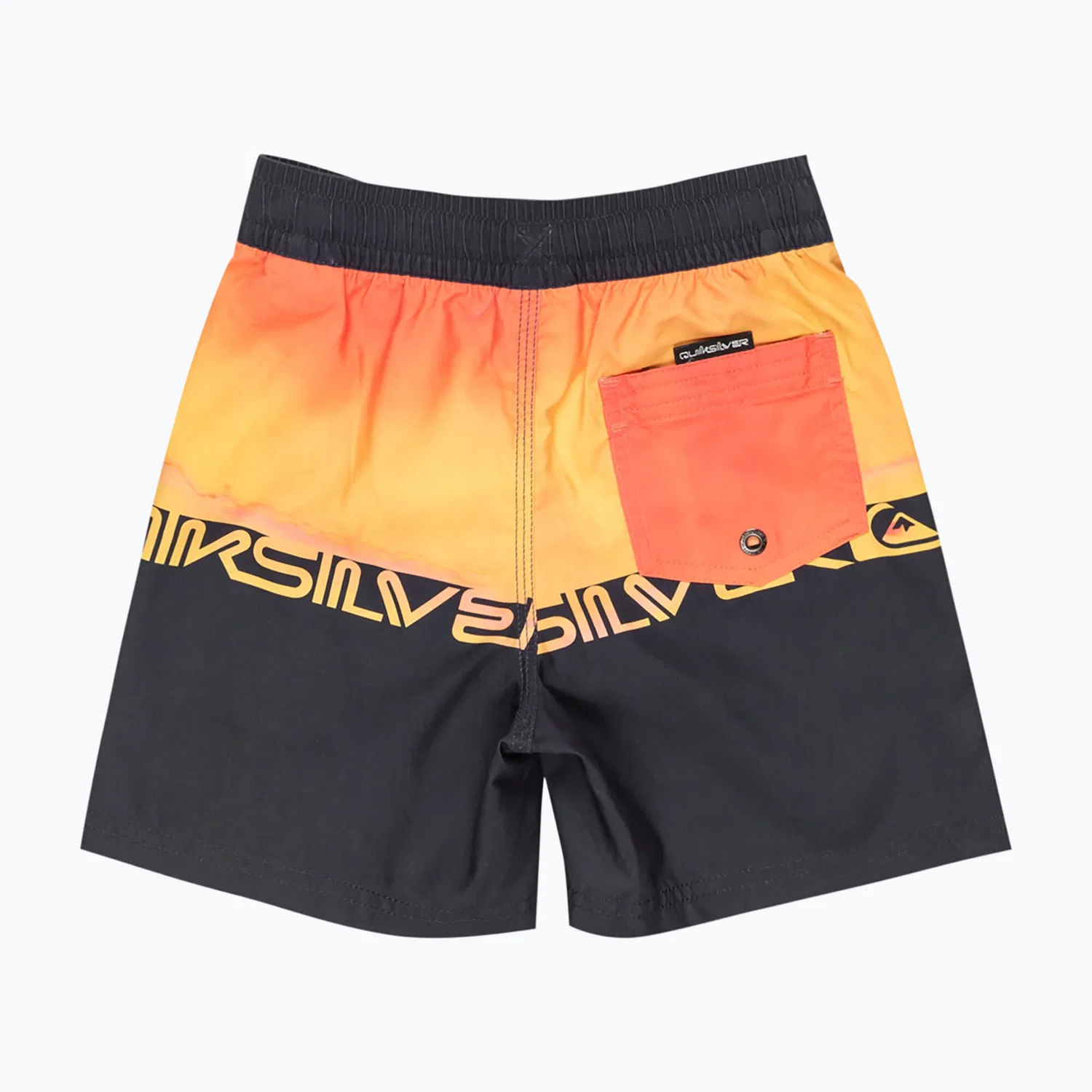 Детские шорты для плавания с принтом Everyday Straight Volley 12" Quiksilver, Schwarz — фото 2