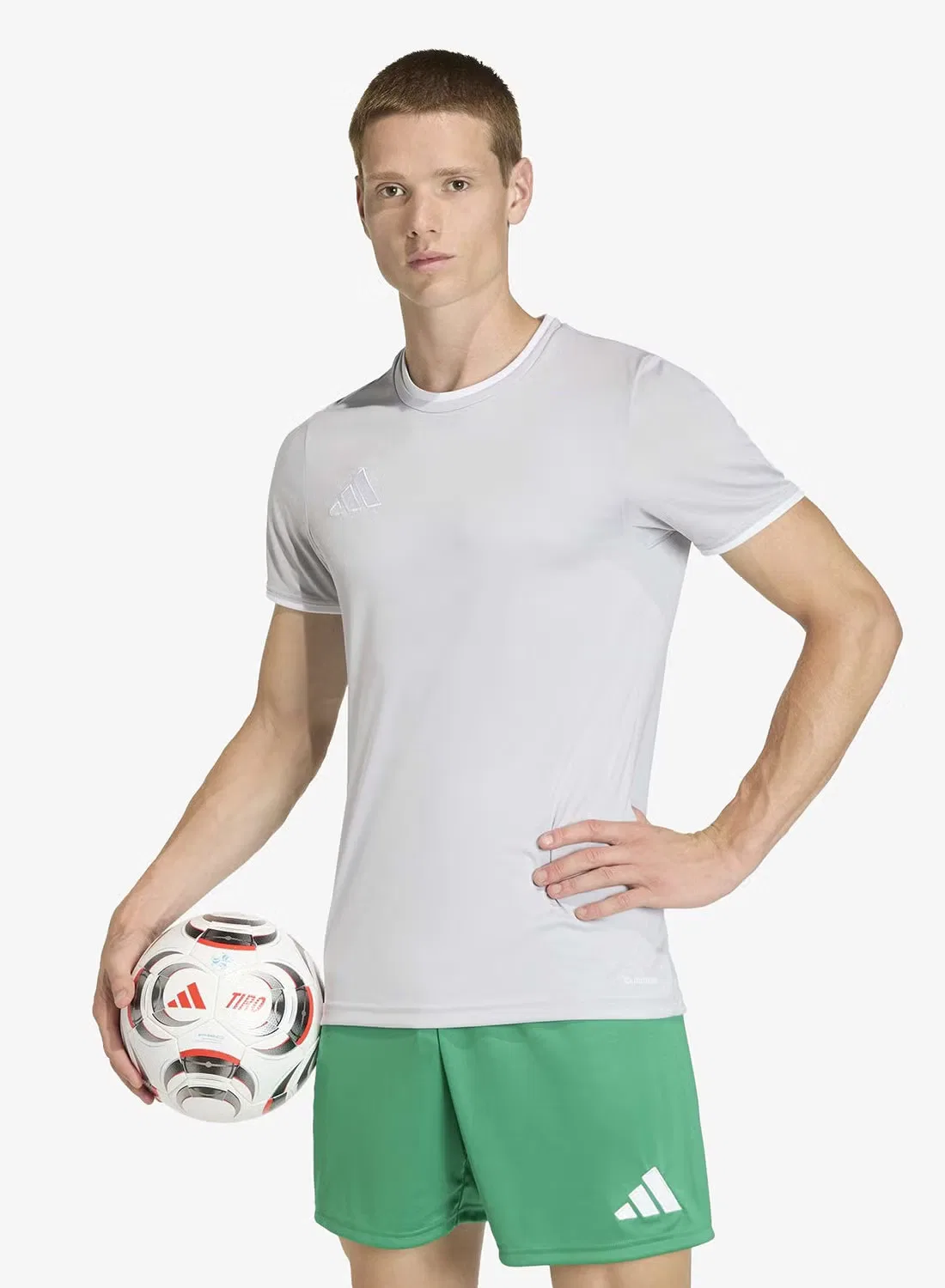 Футболка спортивная с коротким рукавом Entrada26 Adidas, серый